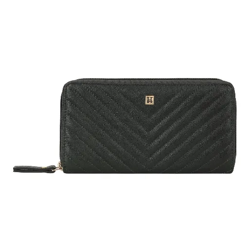 Akita Quilted Signature Green Zip Around Purse - Image 2