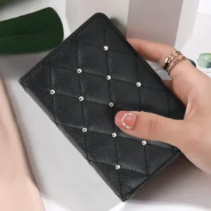 Okayama Quilted Black Purse