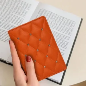 Okayama Quilted Orange Purse