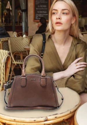 Cognac Acrossbody Bag