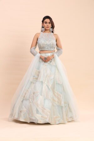 Silver Frost Bridal Ensemble