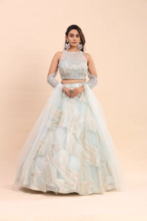 Silver Frost Bridal Ensemble