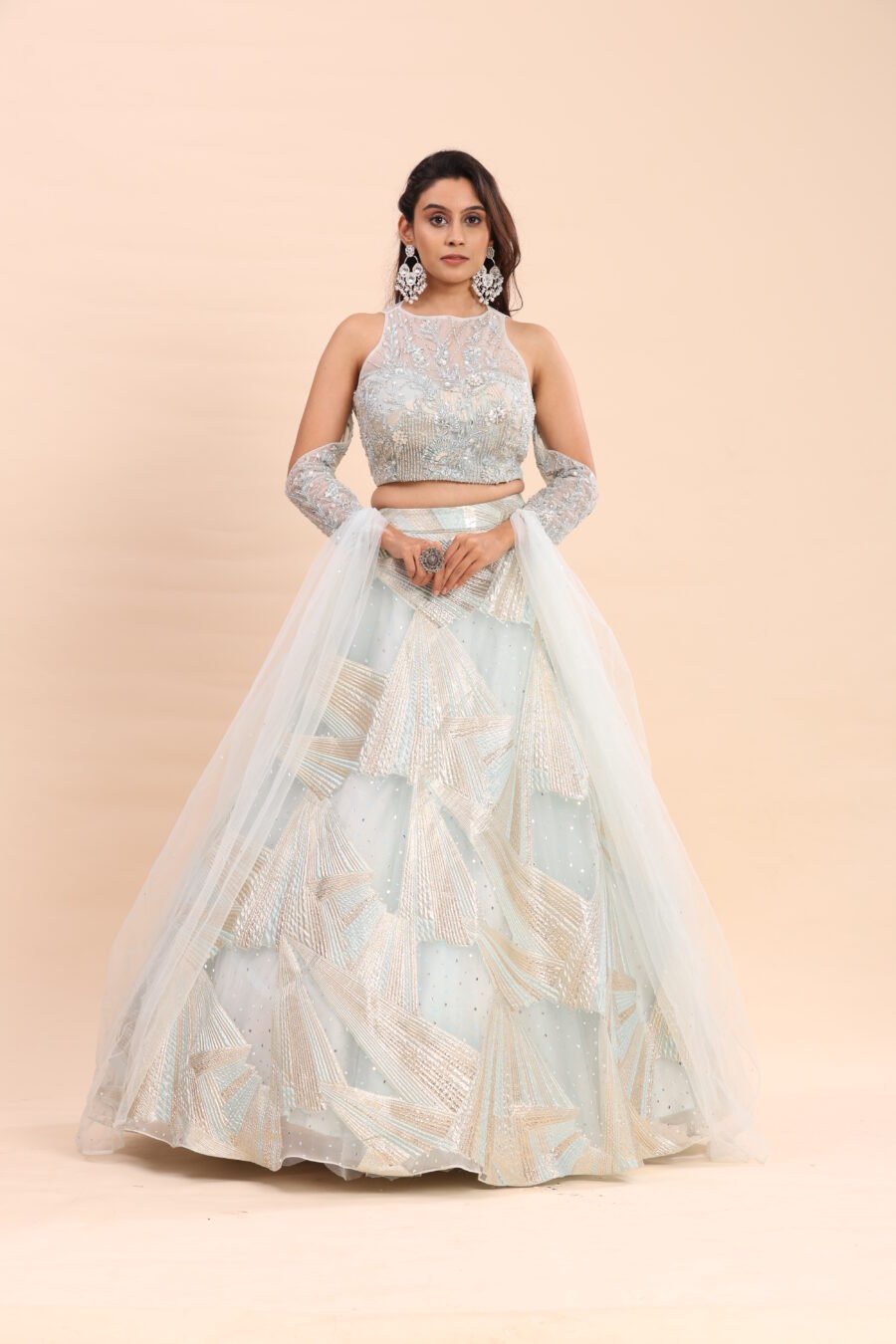 Silver Frost Bridal Ensemble
