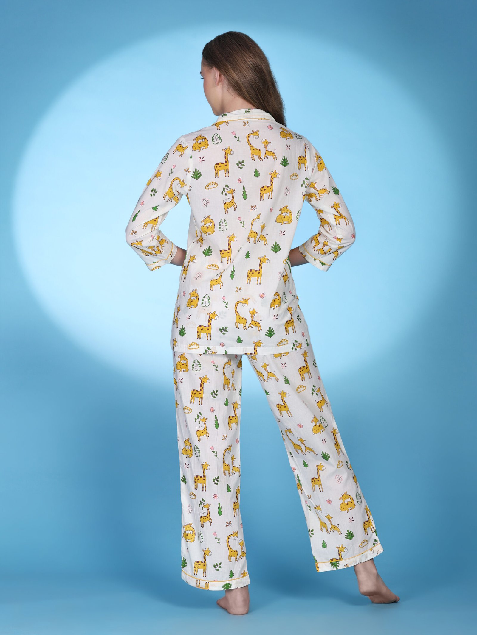 Printed Cotton Co-ord Set – Multi Colour - Image 3