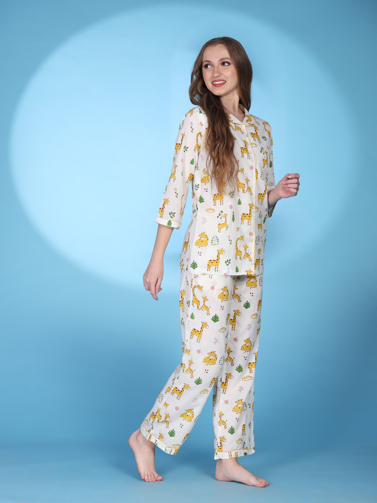 Printed Cotton Co-ord Set – Multi Colour - Image 6