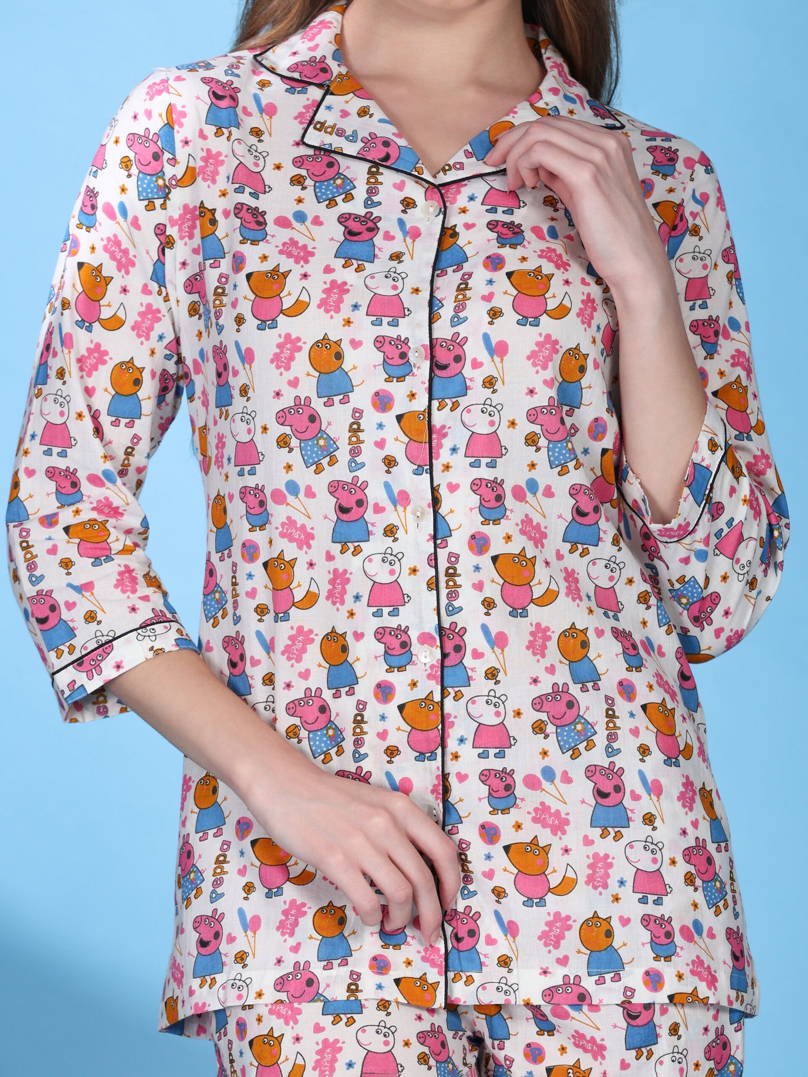 Printed Cotton Co-ord Set – Multi Colour - Image 5