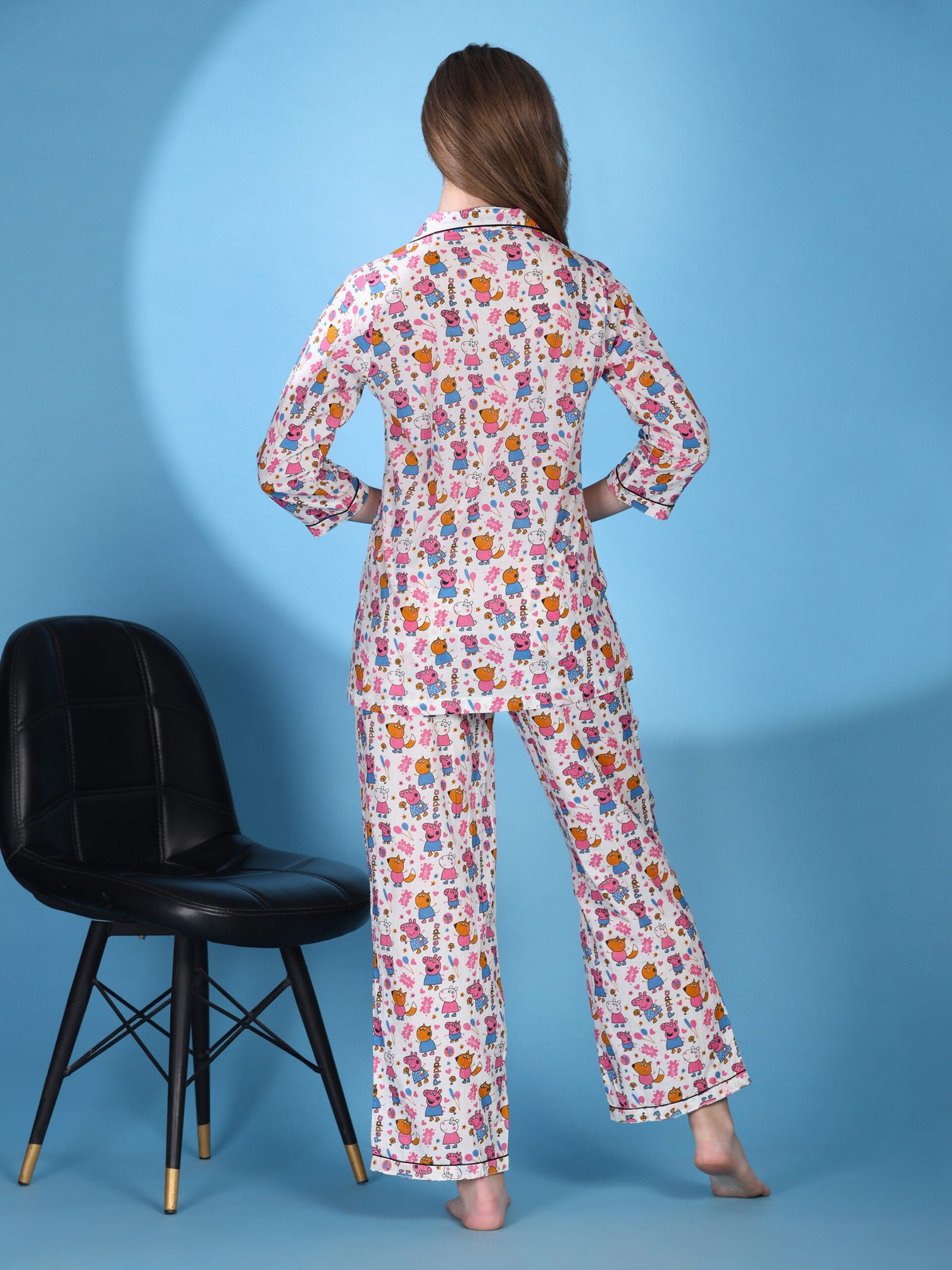 Printed Cotton Co-ord Set – Multi Colour - Image 4