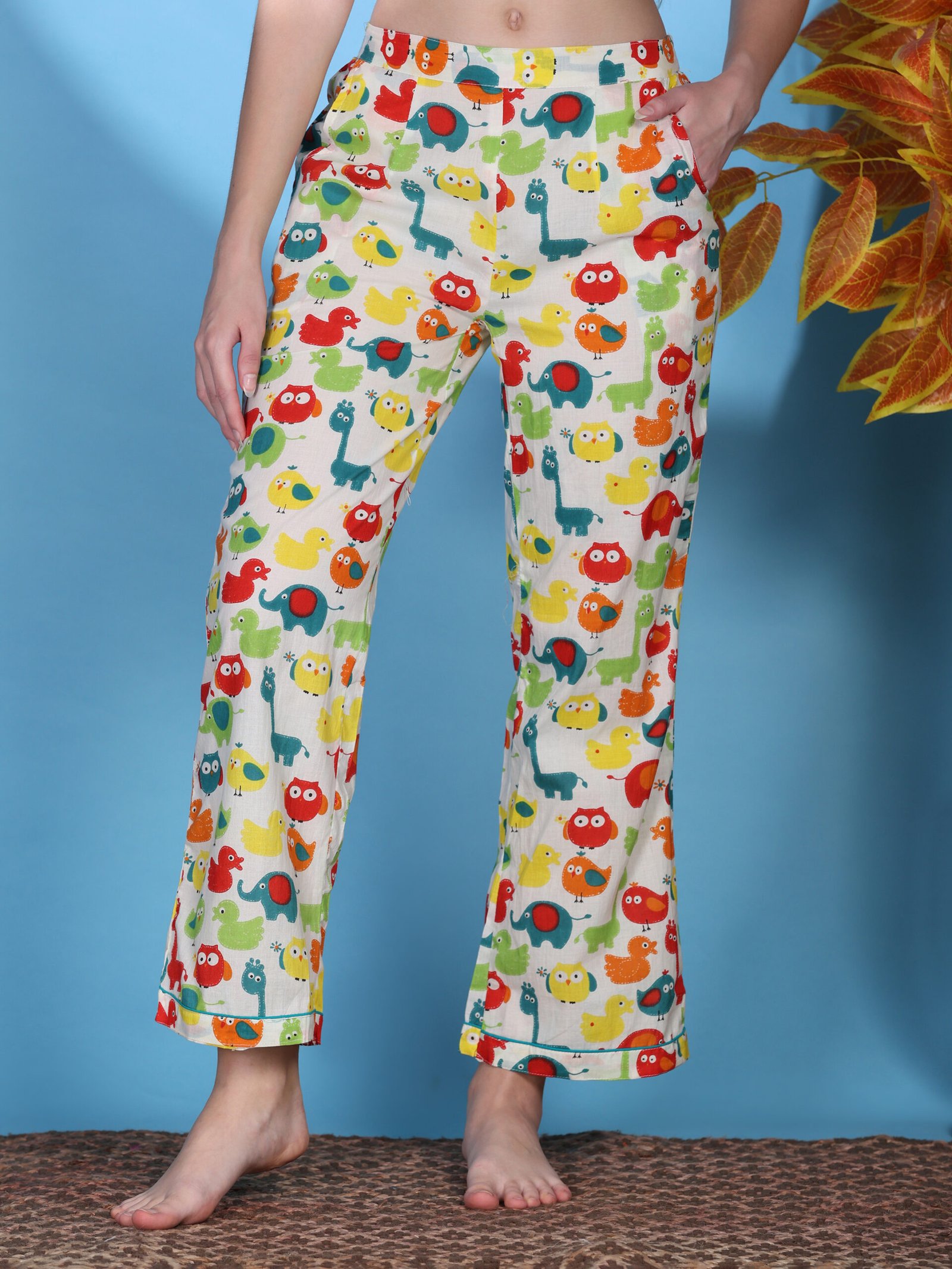 Printed Cotton Co-ord Set – Multi Colour - Image 3