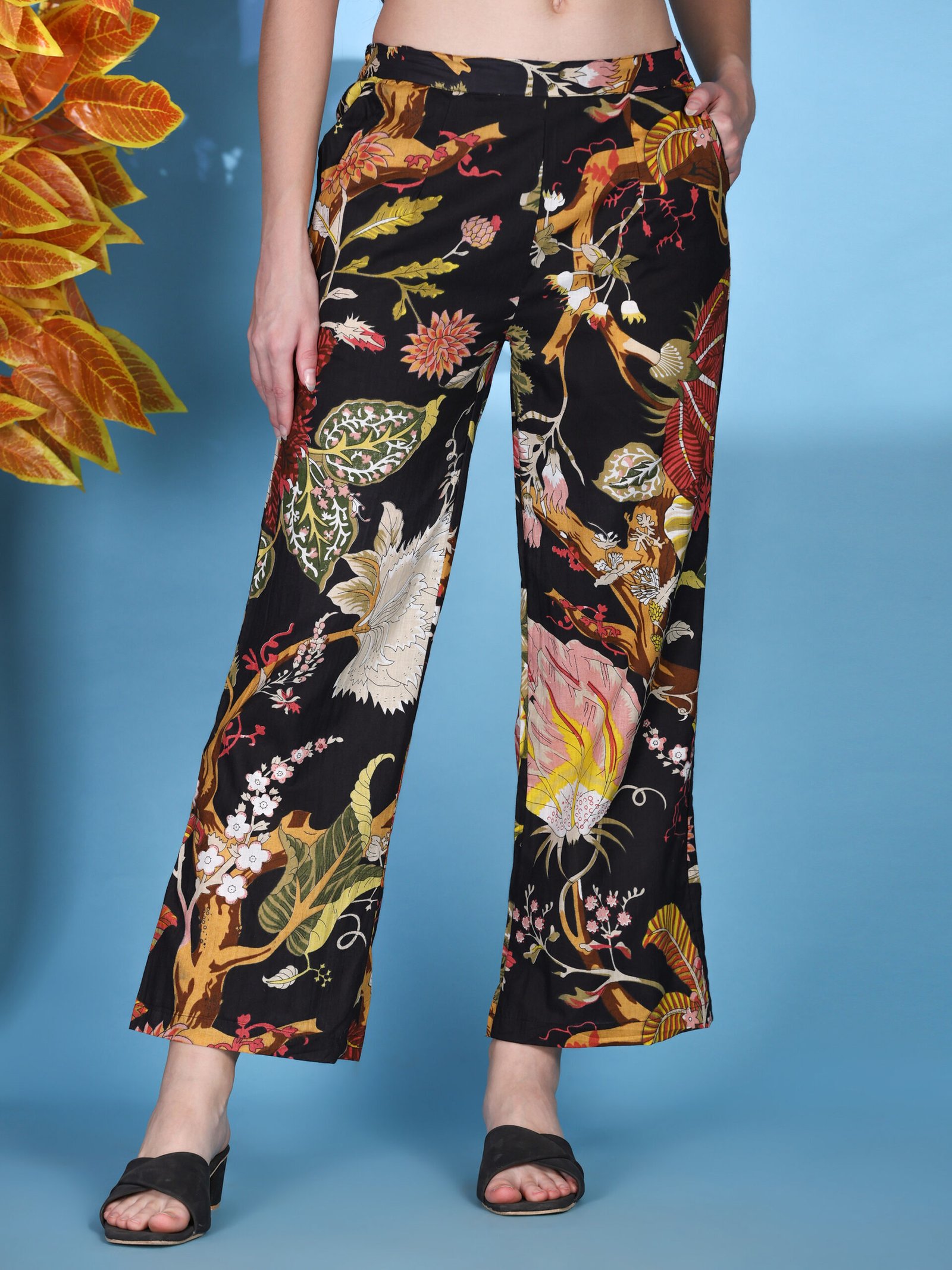 Printed Cotton Co-ord Set – Multi Colour - Image 3