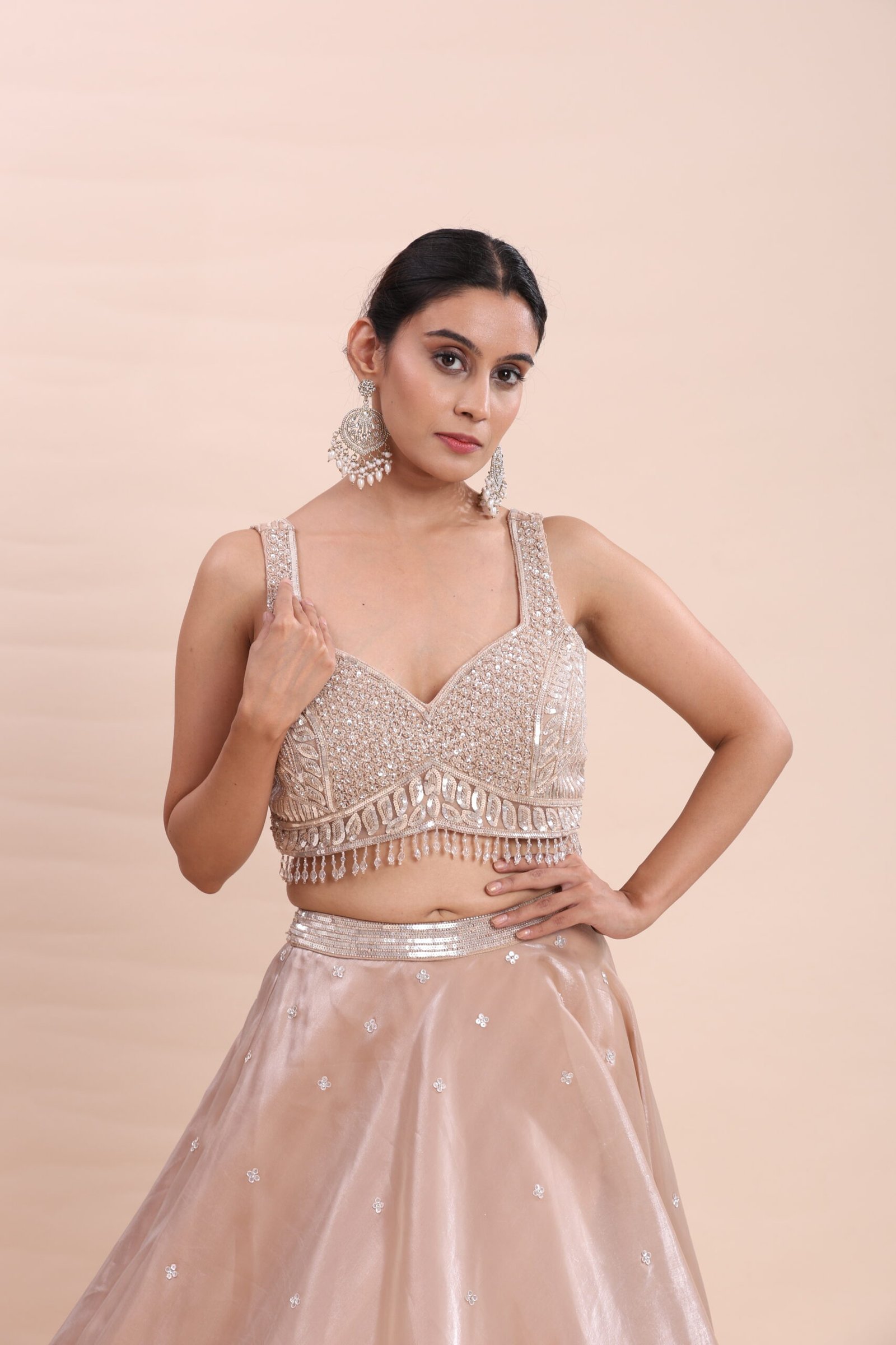 Ivory Ruffle Bridal Dream Lehenga - Image 7