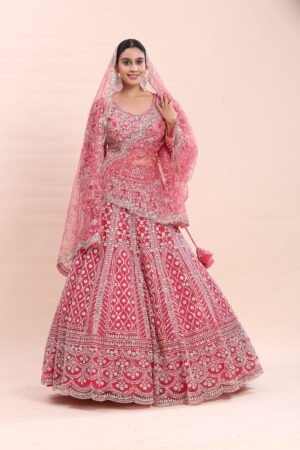 Empress Embroidered Wedding Lehenga