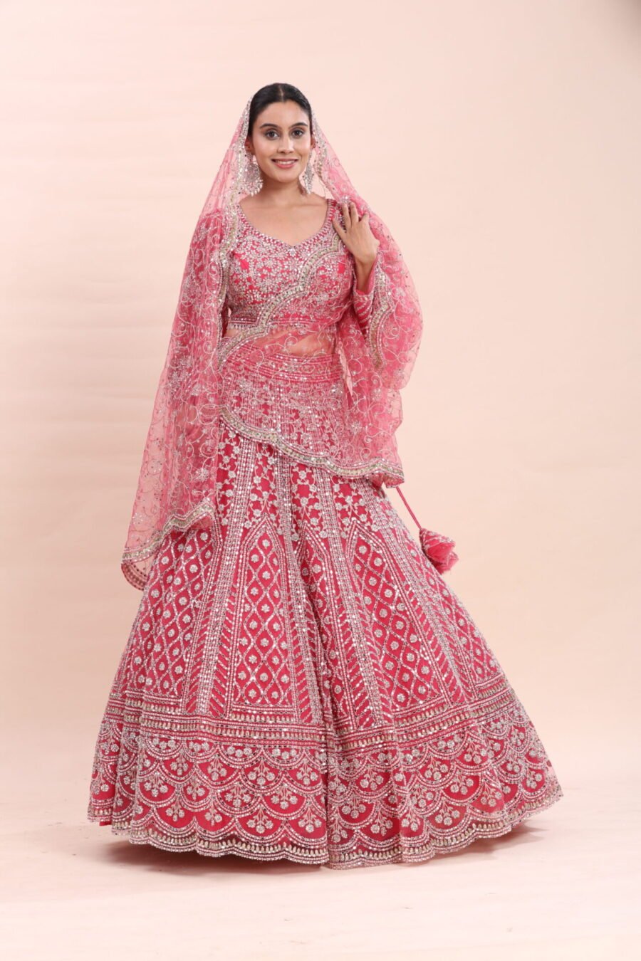 Empress Embroidered Wedding Lehenga