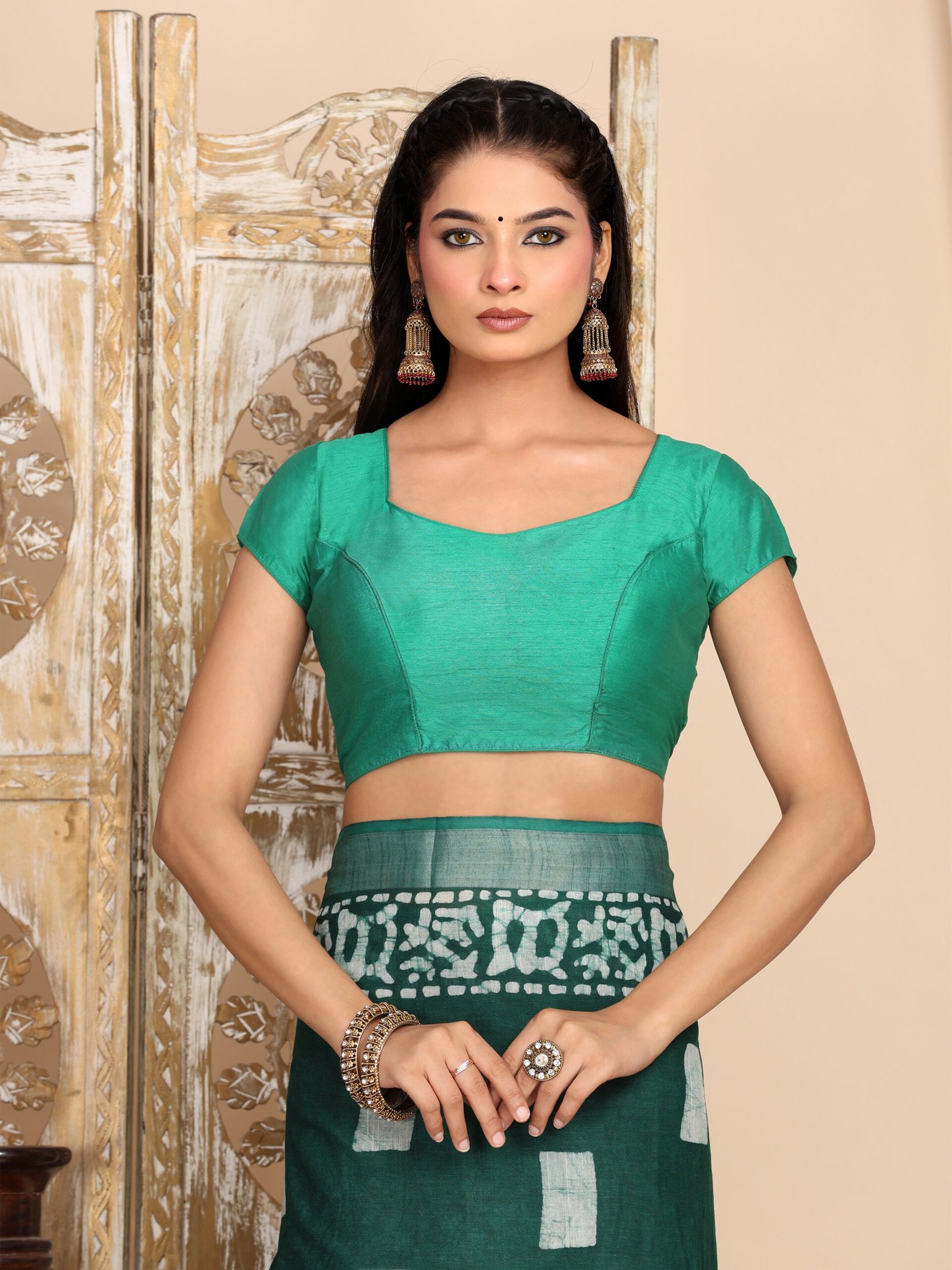 Print Linen Cotton Fabric - Image 2