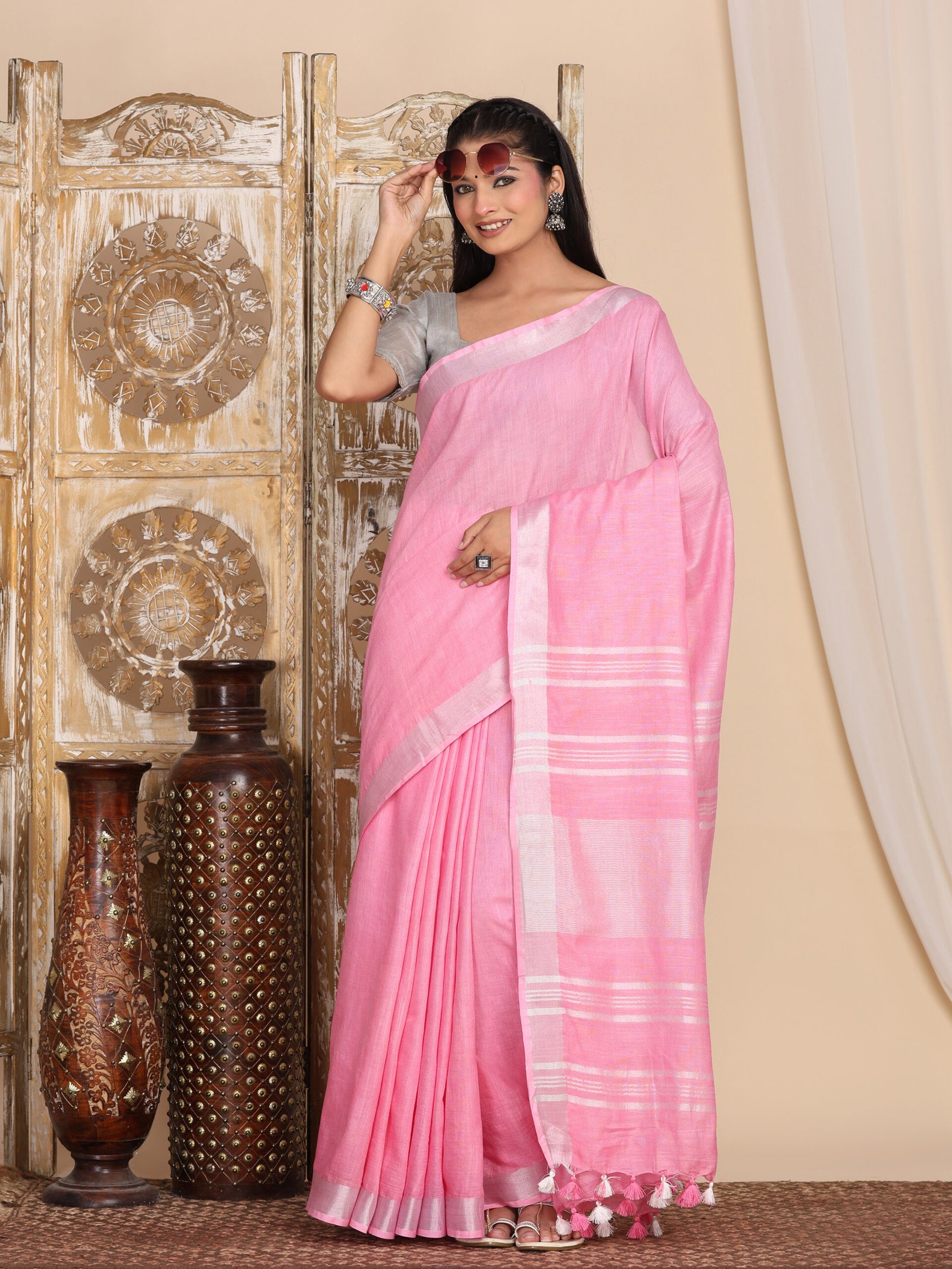 Solid Linen Cotton Fabric - Image 9