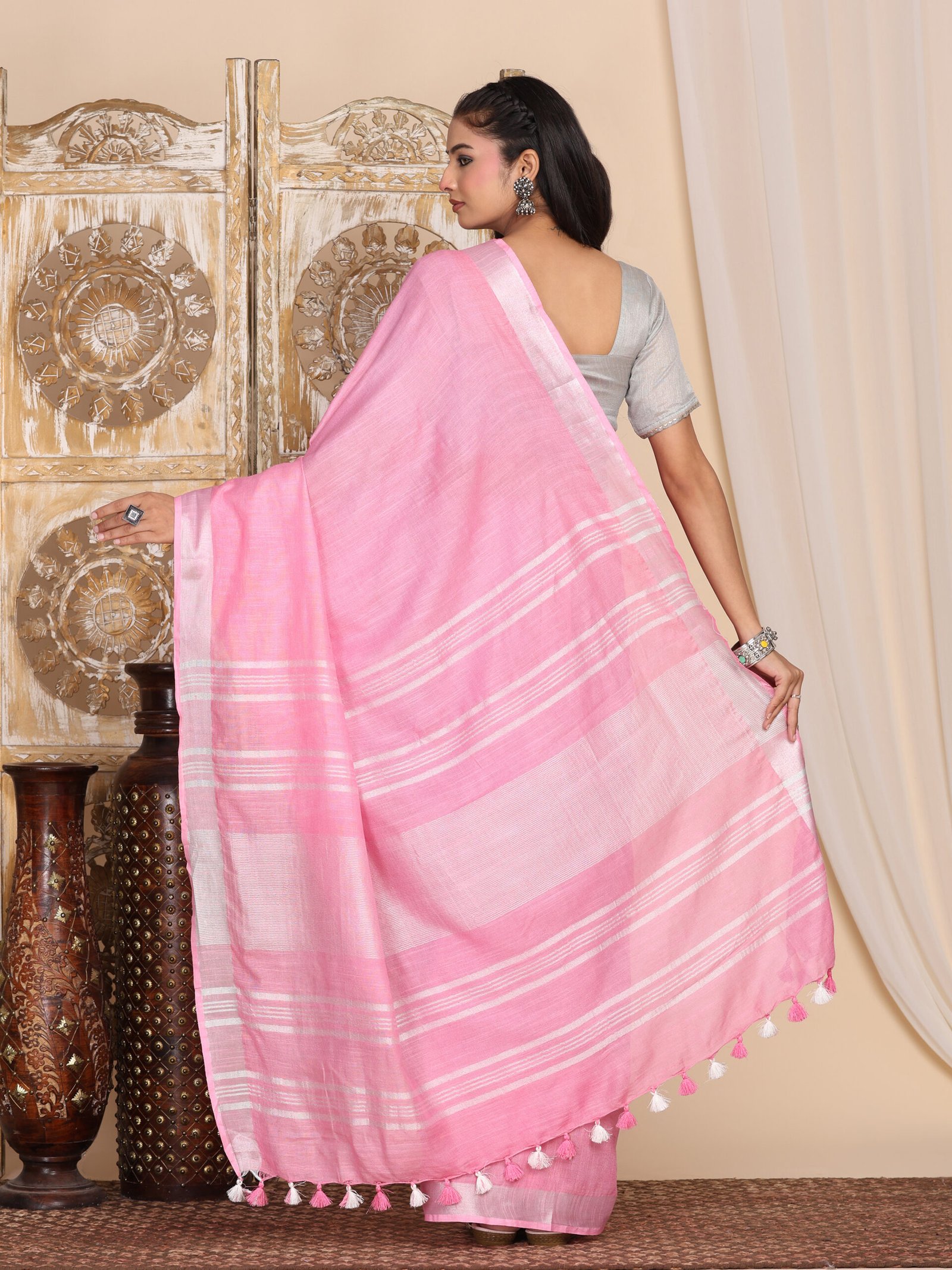 Solid Linen Cotton Fabric - Image 7