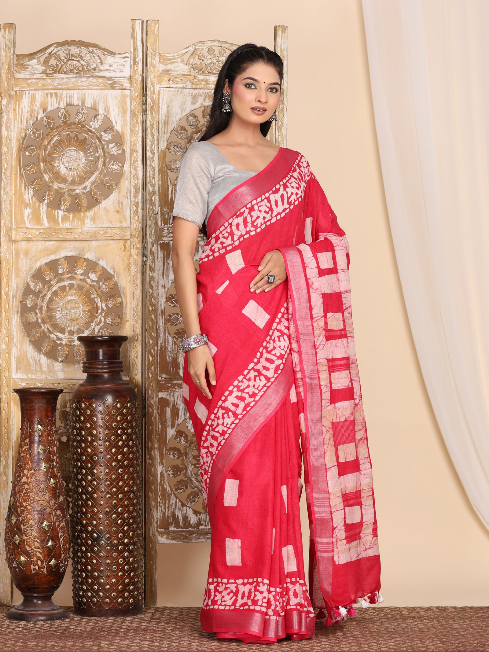 BATIK Linen Cotton Fabric - Image 5