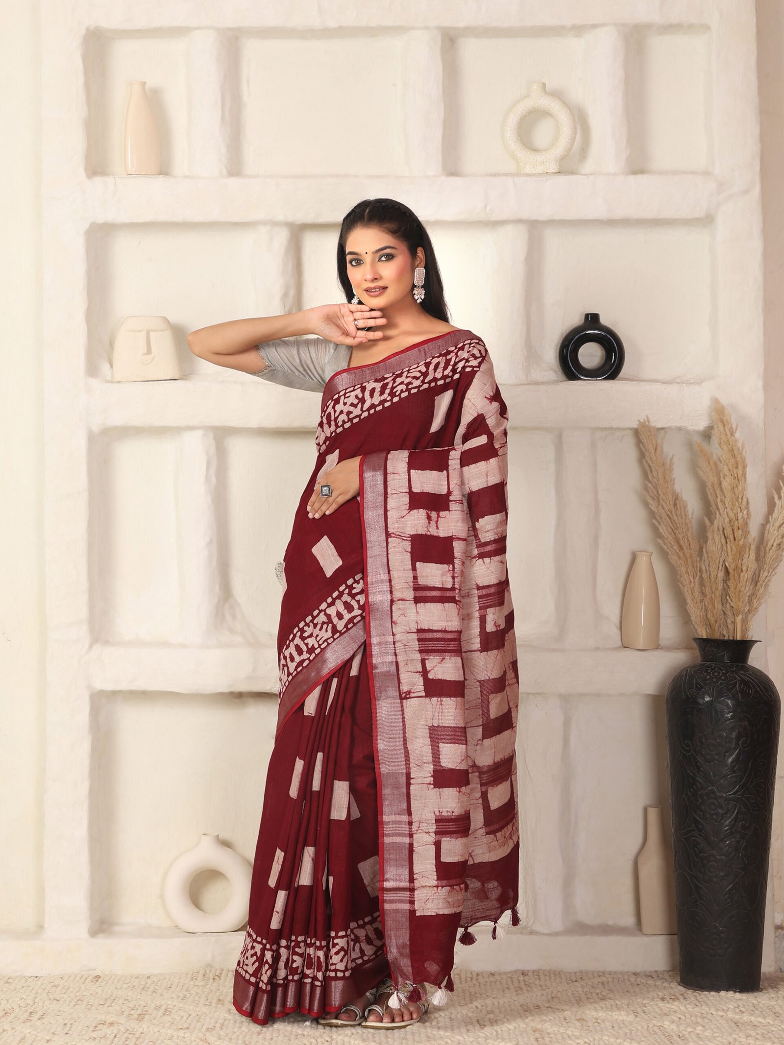 BATIK Linen Cotton Fabric - Image 9