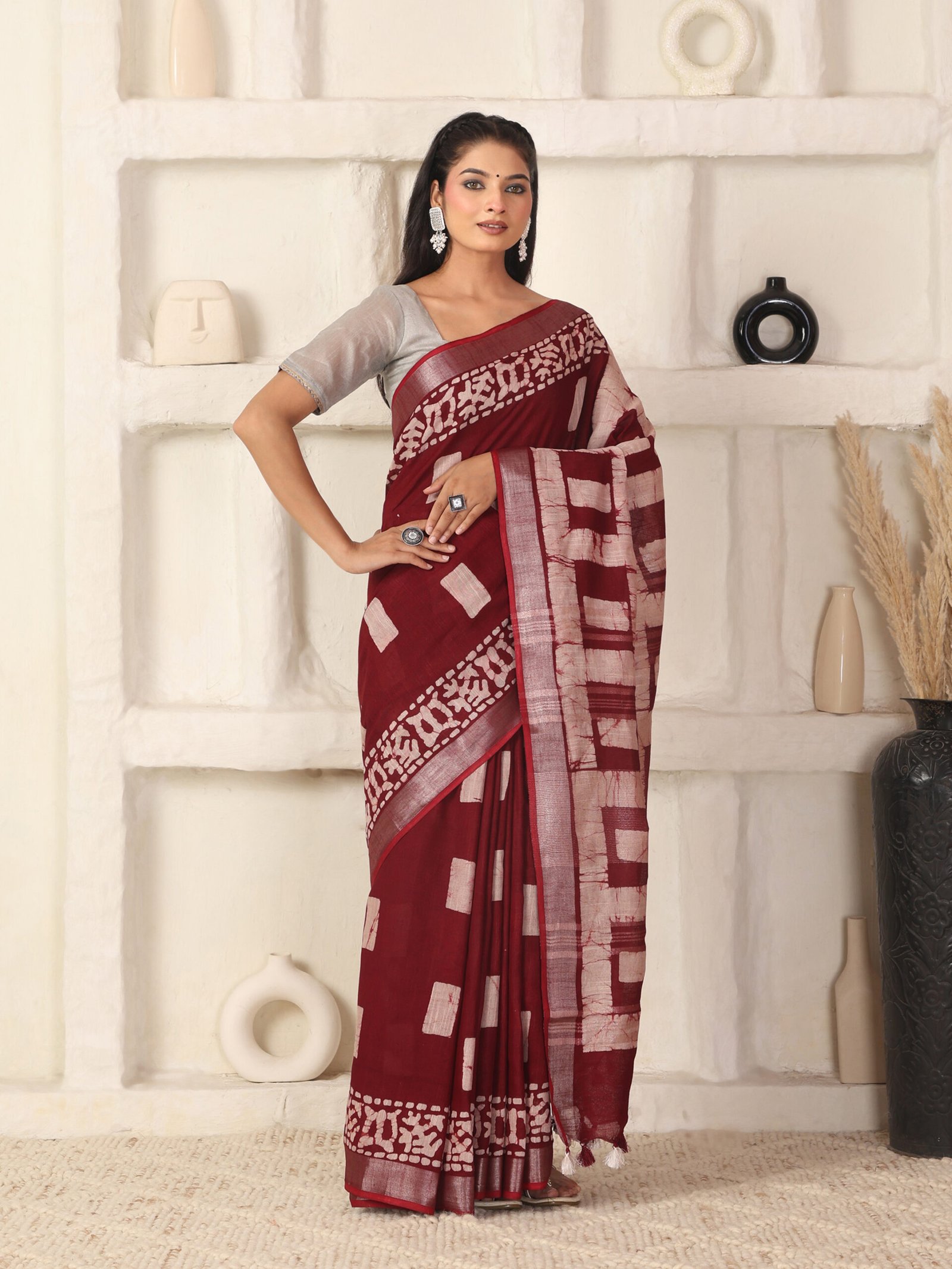 BATIK Linen Cotton Fabric - Image 8