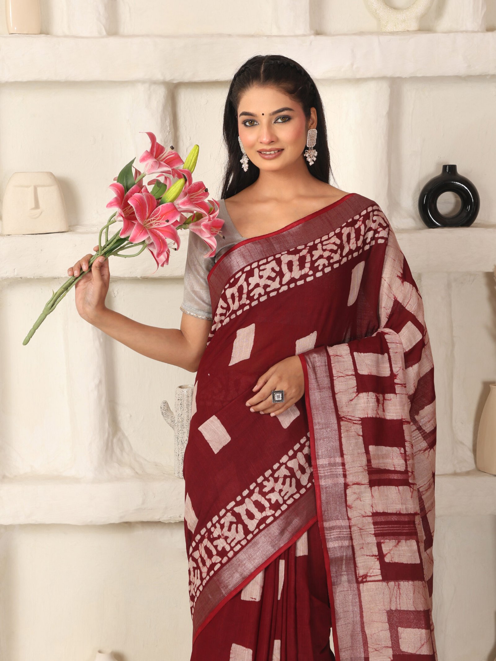 BATIK Linen Cotton Fabric - Image 6