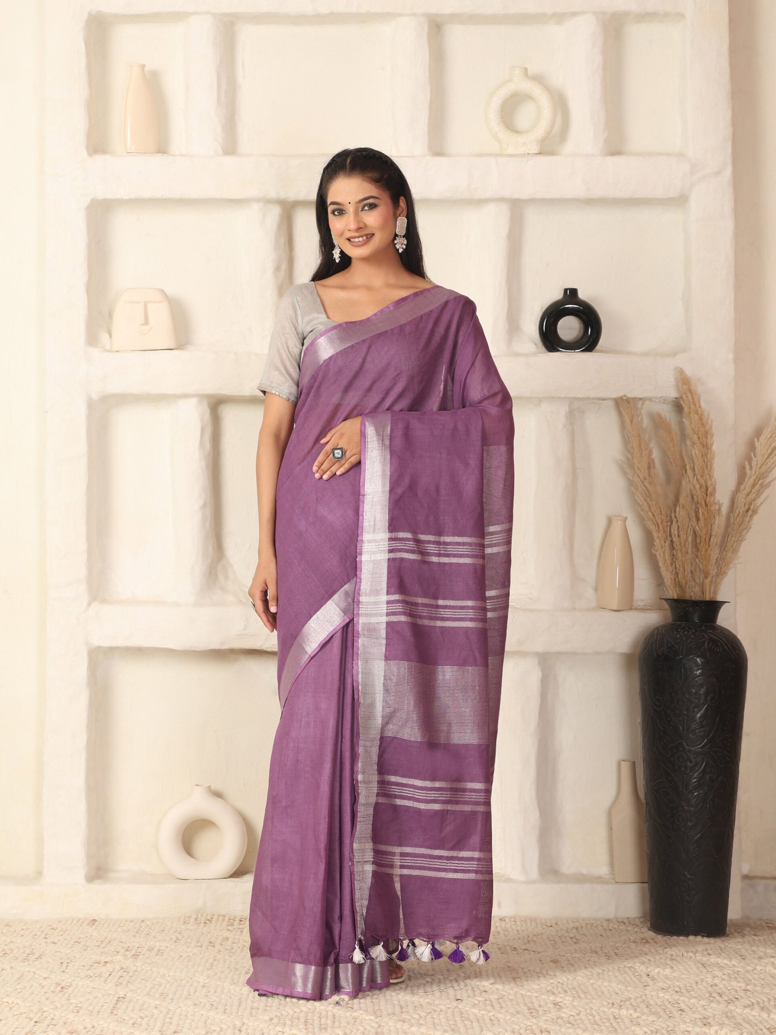 Solid Linen Cotton Fabric - Image 5