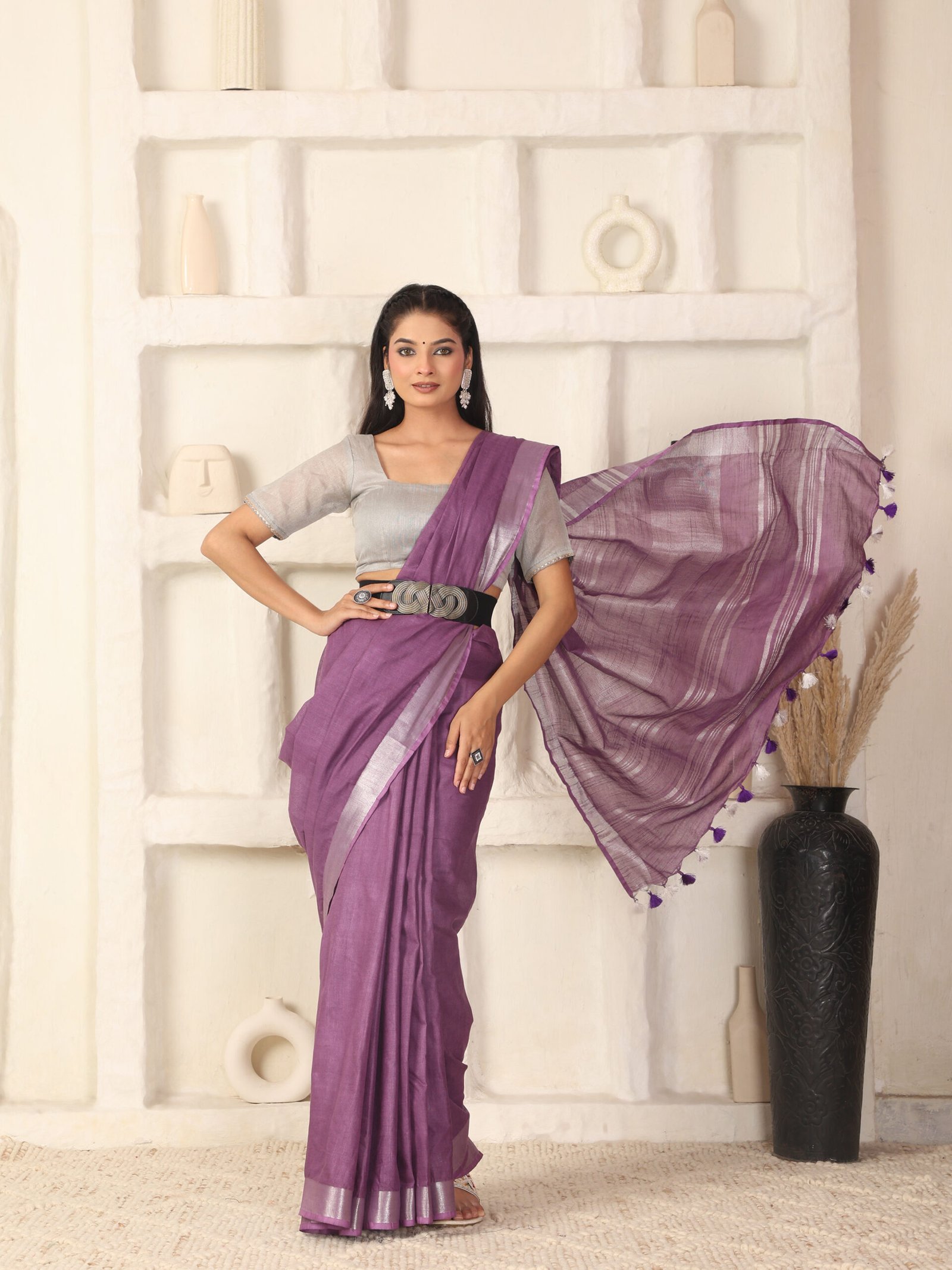 Solid Linen Cotton Fabric - Image 9