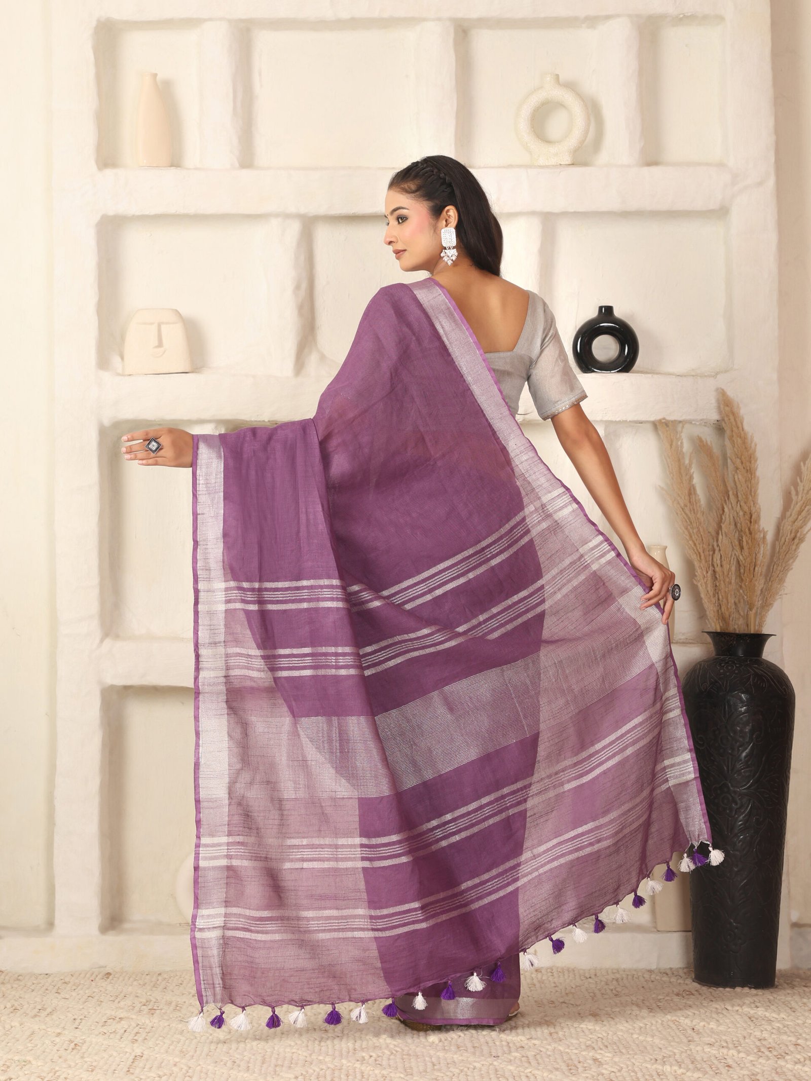 Solid Linen Cotton Fabric - Image 4