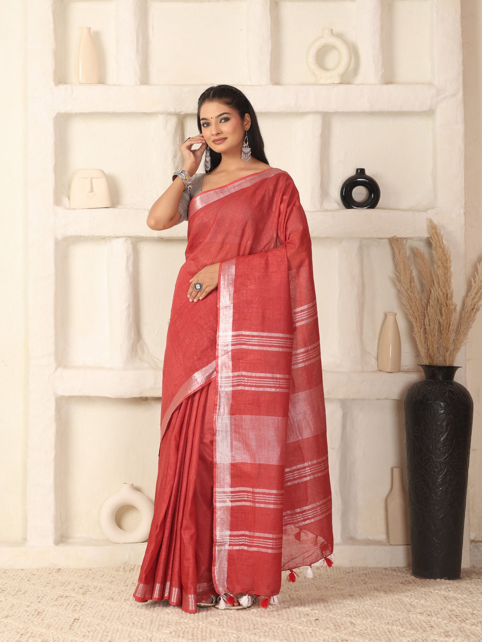 Solid Linen Cotton Fabric - Image 10