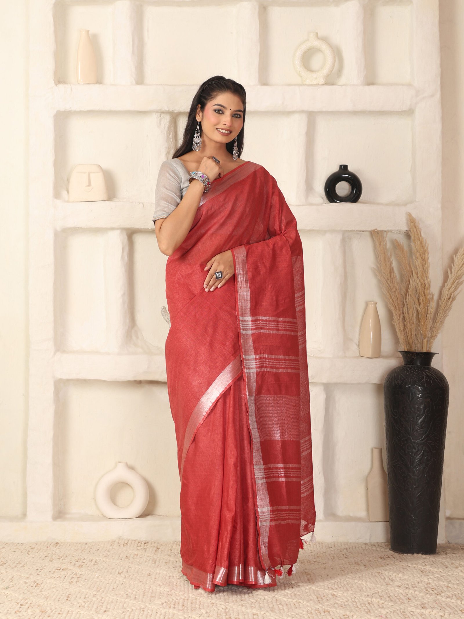 Solid Linen Cotton Fabric - Image 9