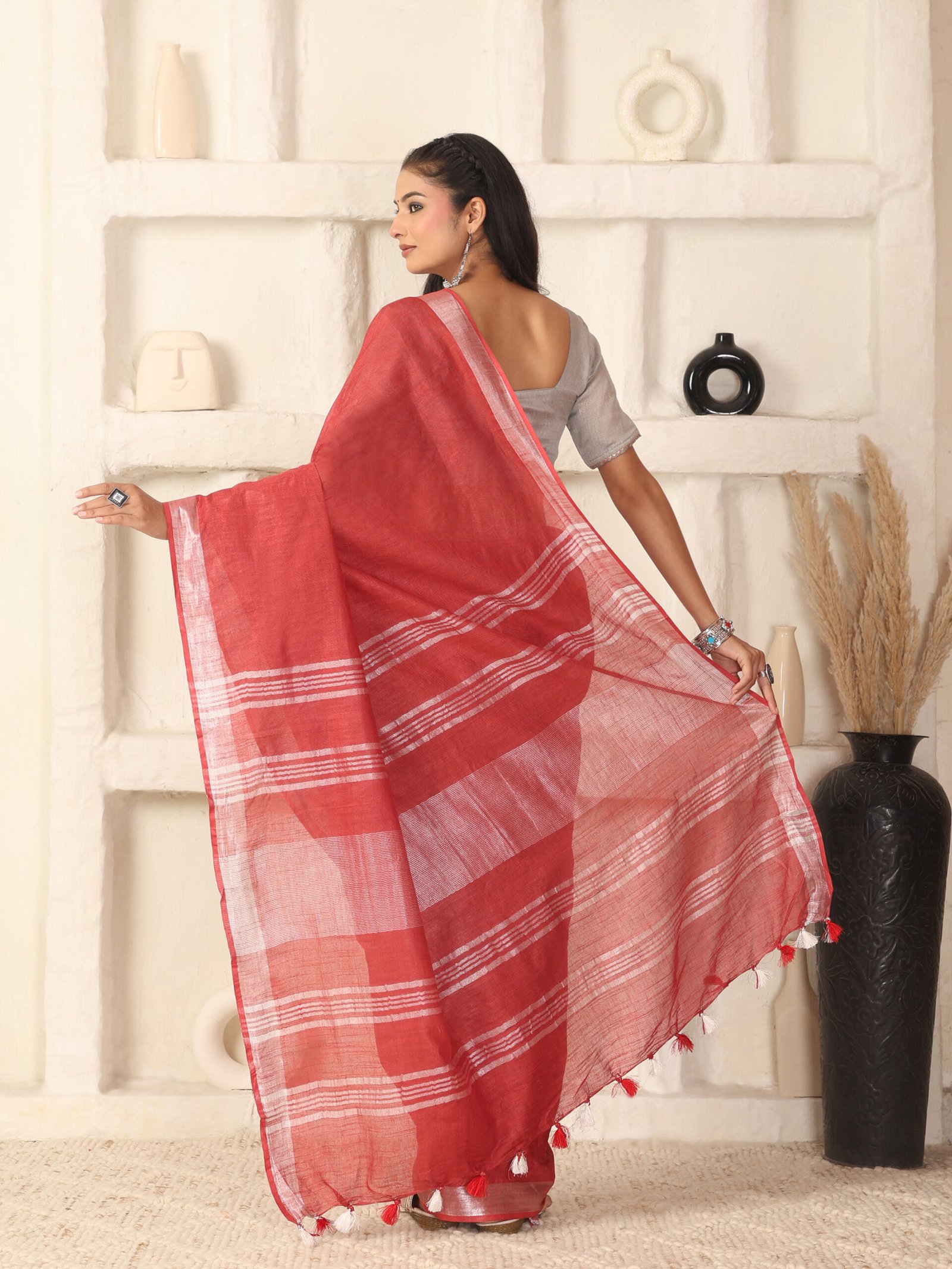 Solid Linen Cotton Fabric - Image 6