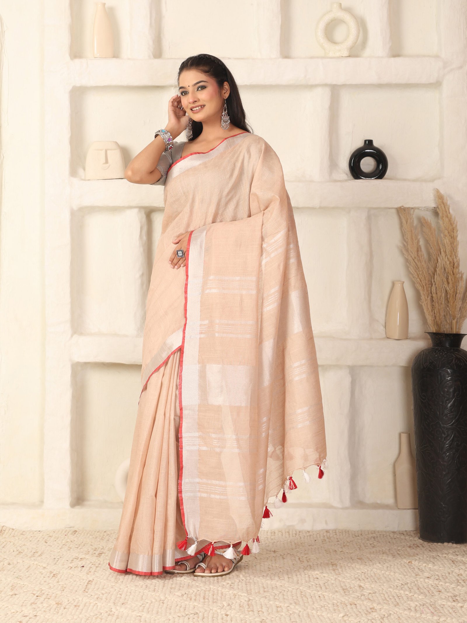 Solid Linen Cotton Fabric - Image 4