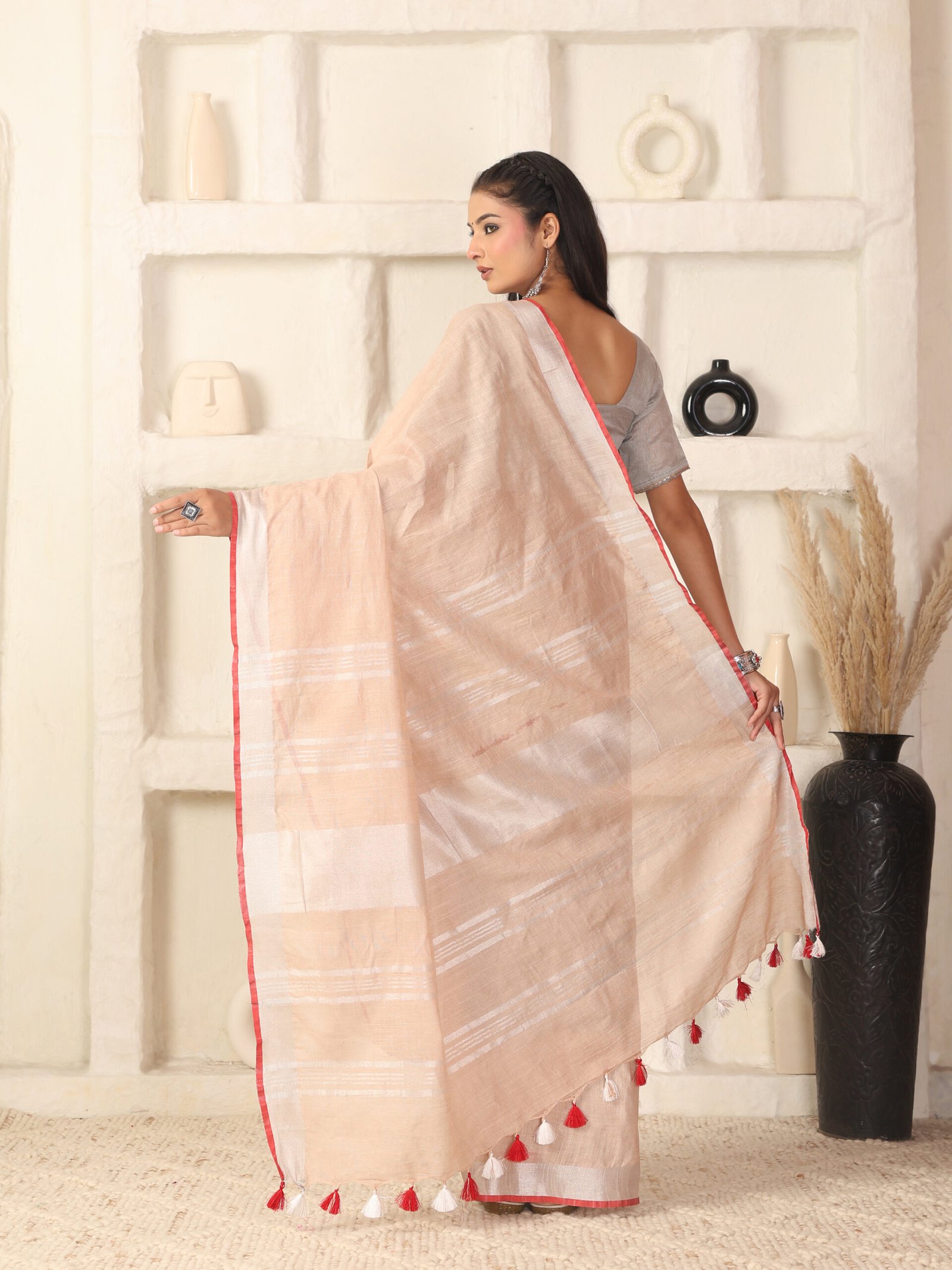 Solid Linen Cotton Fabric - Image 8