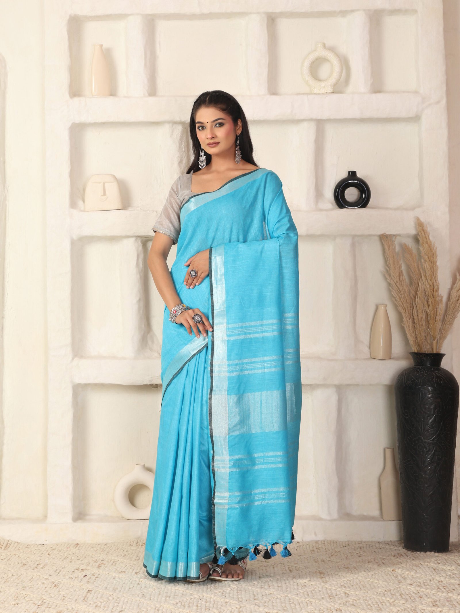 Solid Linen Cotton Fabric - Image 10