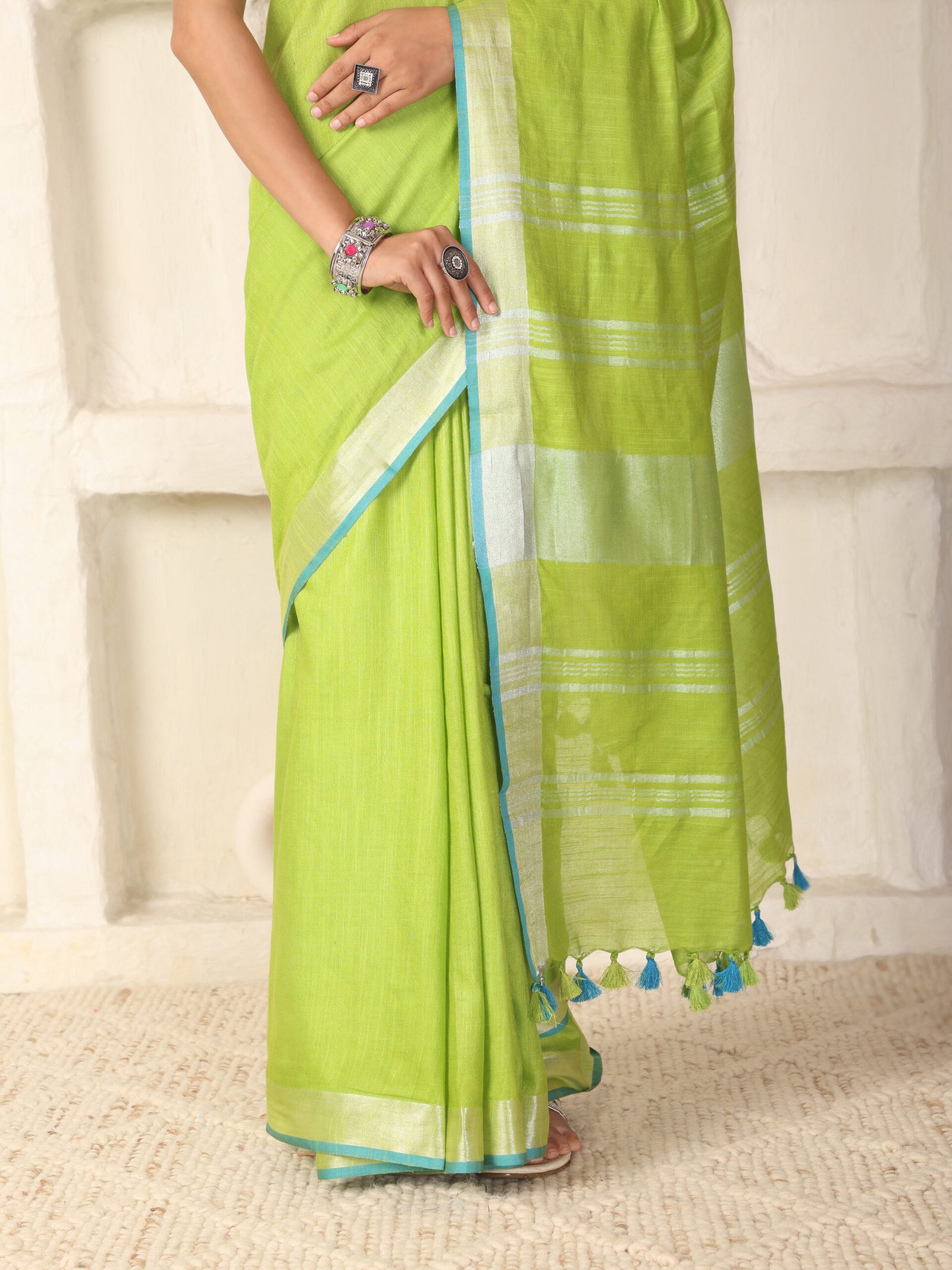 Solid Linen Cotton Fabric - Image 4