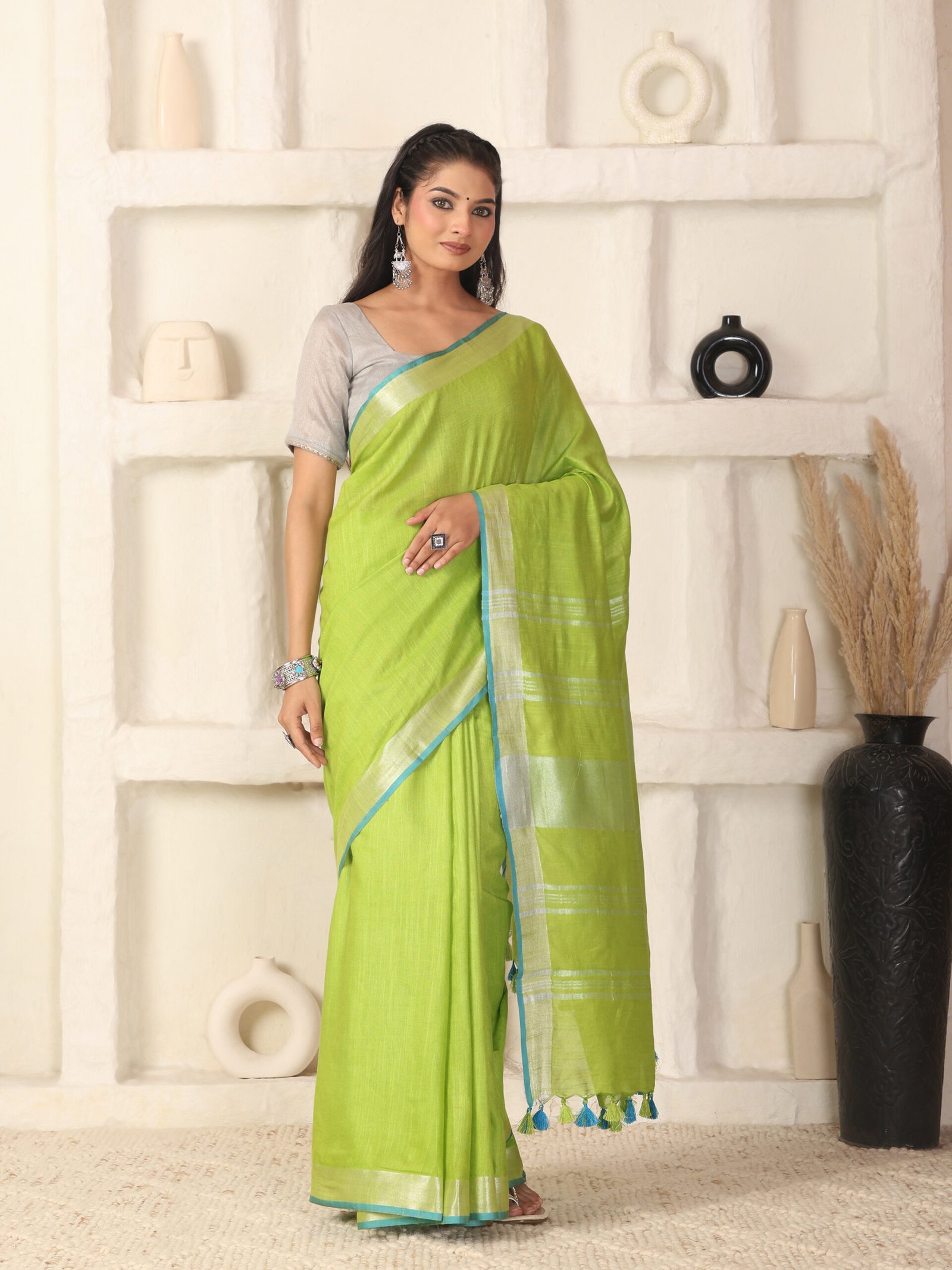 Solid Linen Cotton Fabric - Image 10