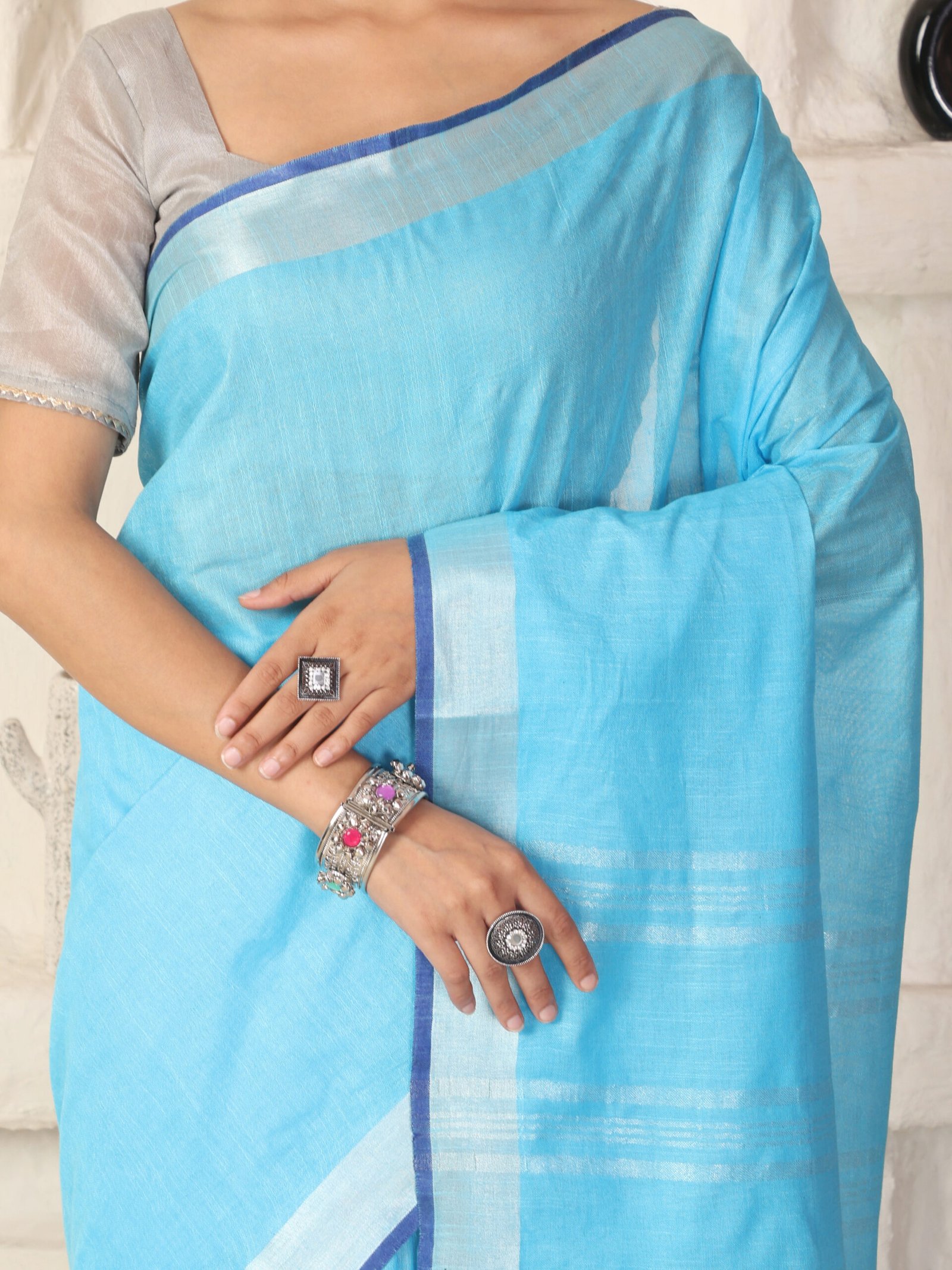 Solid Linen Cotton Fabric - Image 4