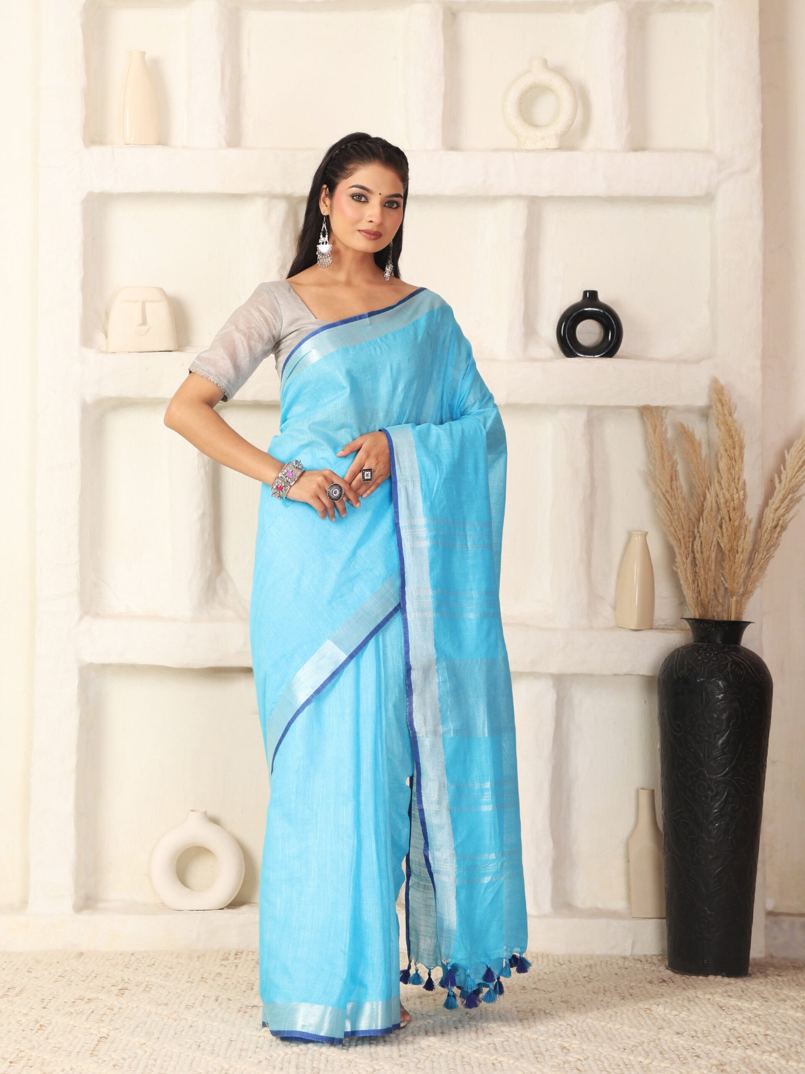 Solid Linen Cotton Fabric - Image 6