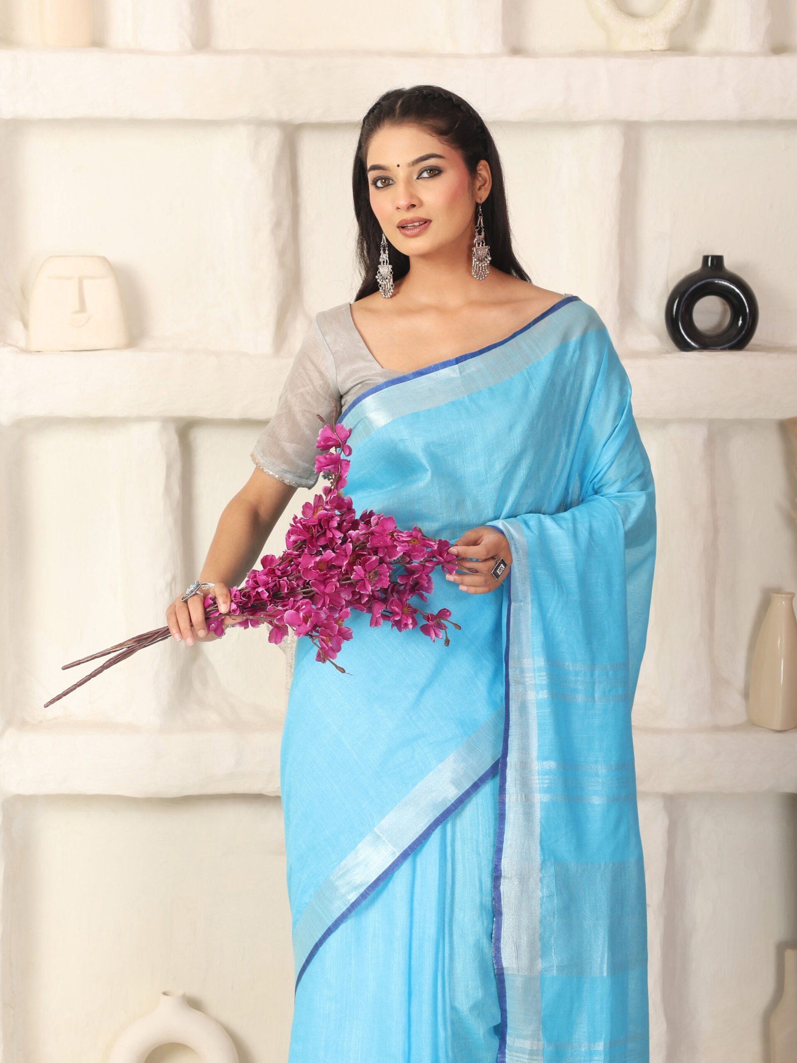 Solid Linen Cotton Fabric - Image 9