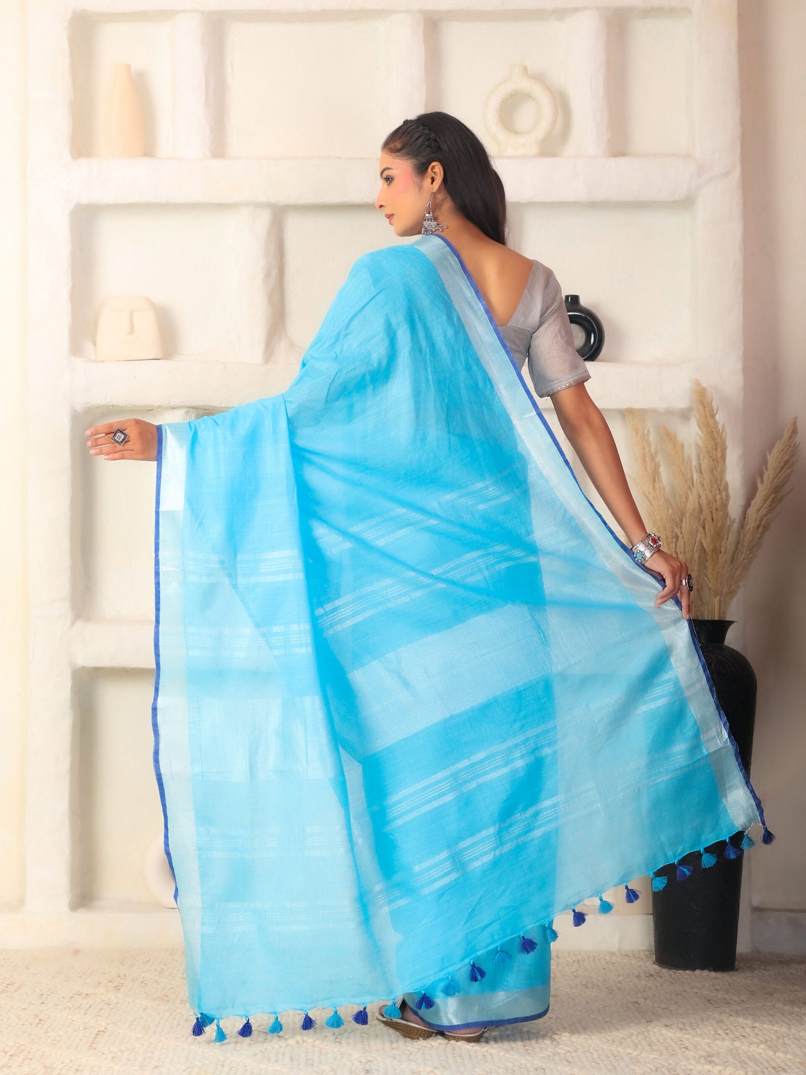 Solid Linen Cotton Fabric - Image 10