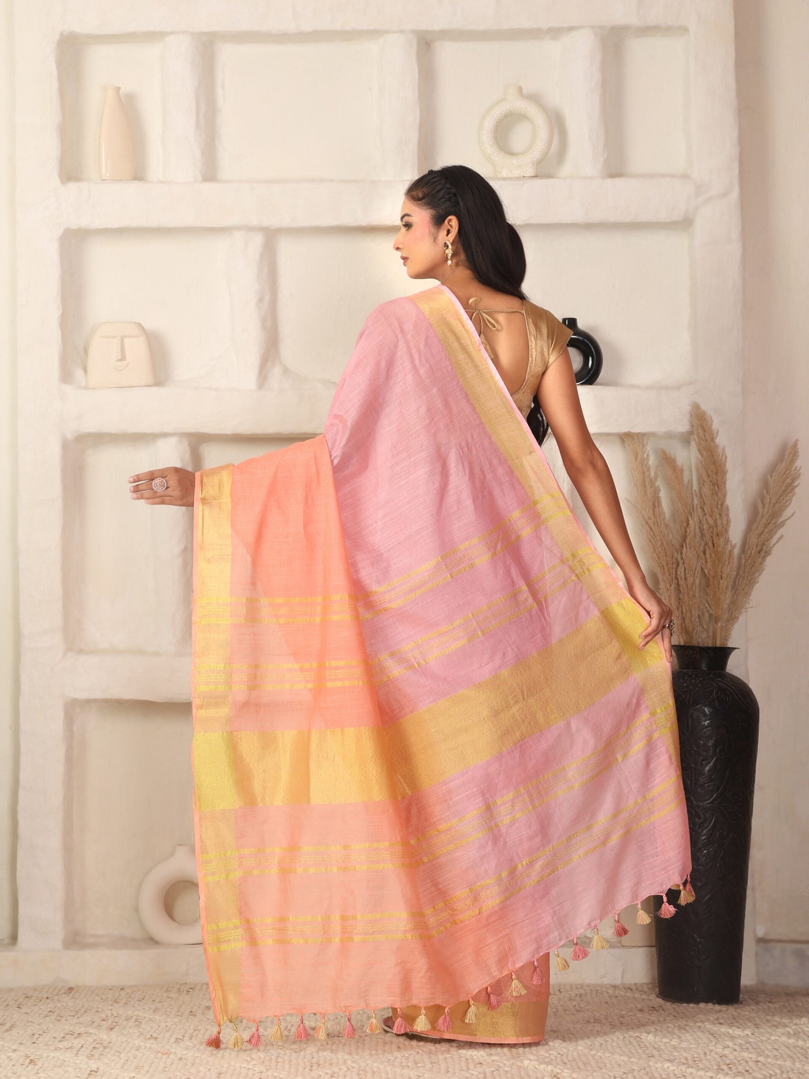 Solid Linen Cotton Fabric - Image 6