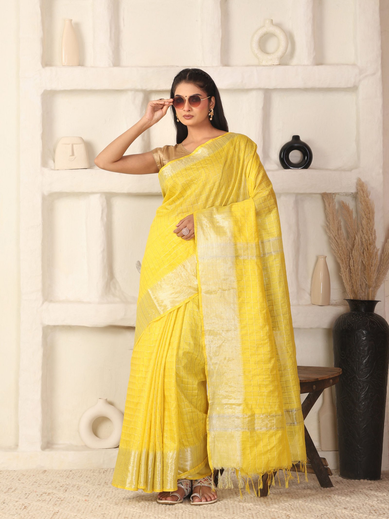 Solid Semi Silk Fabric - Image 7