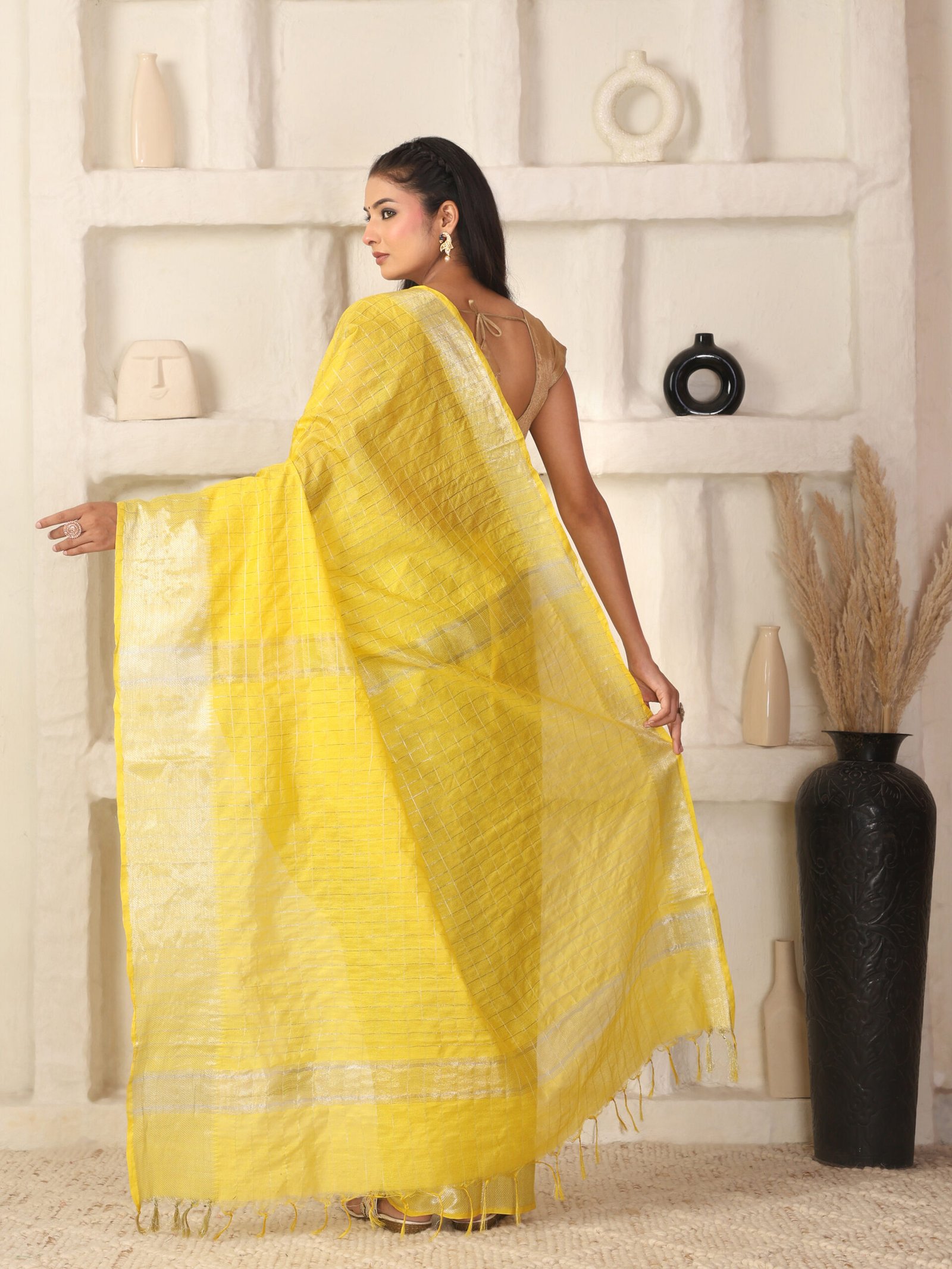 Solid Semi Silk Fabric - Image 5