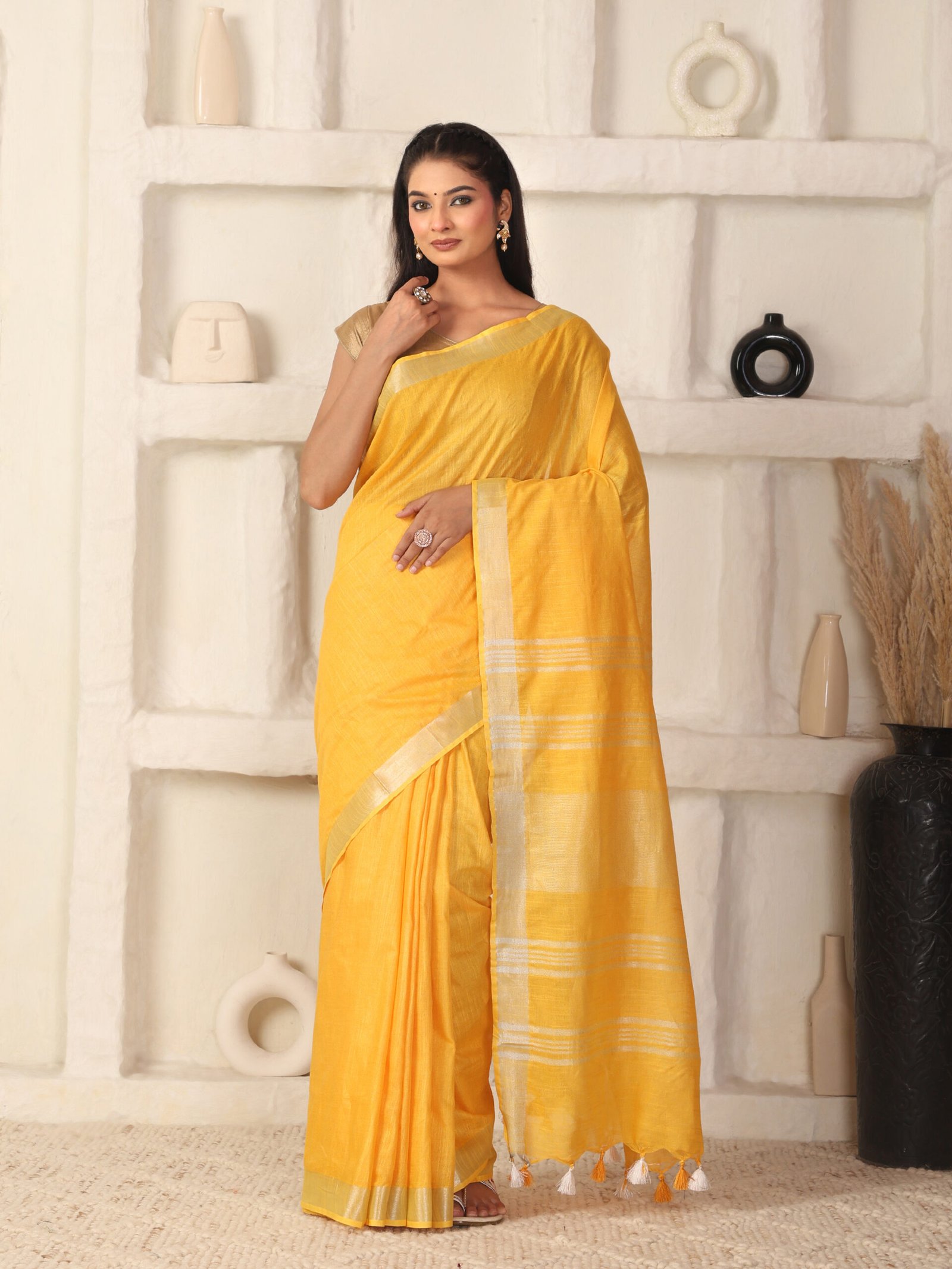 Solid Semi Silk Fabric - Image 5