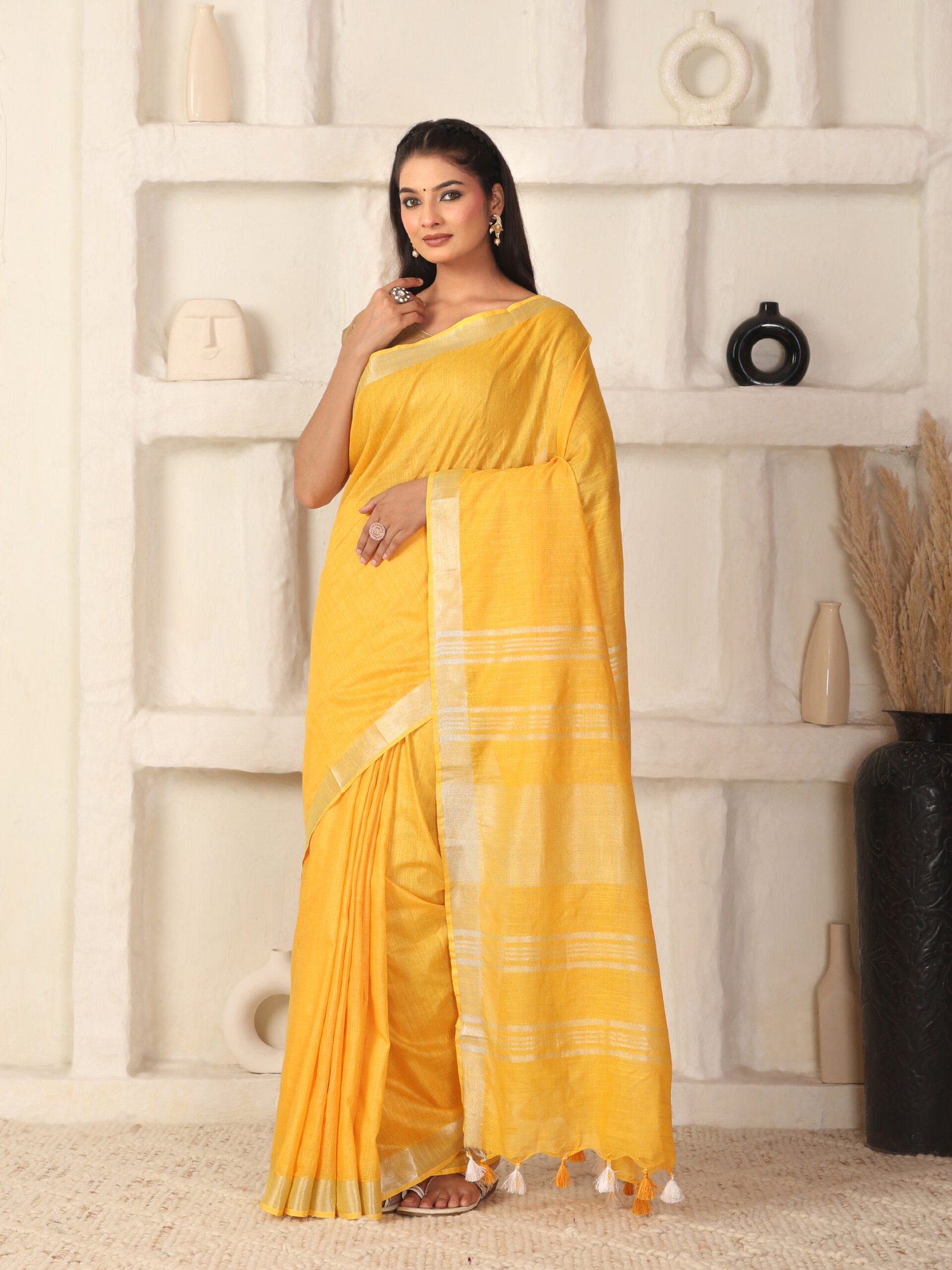 Solid Linen Cotton Fabric - Image 9