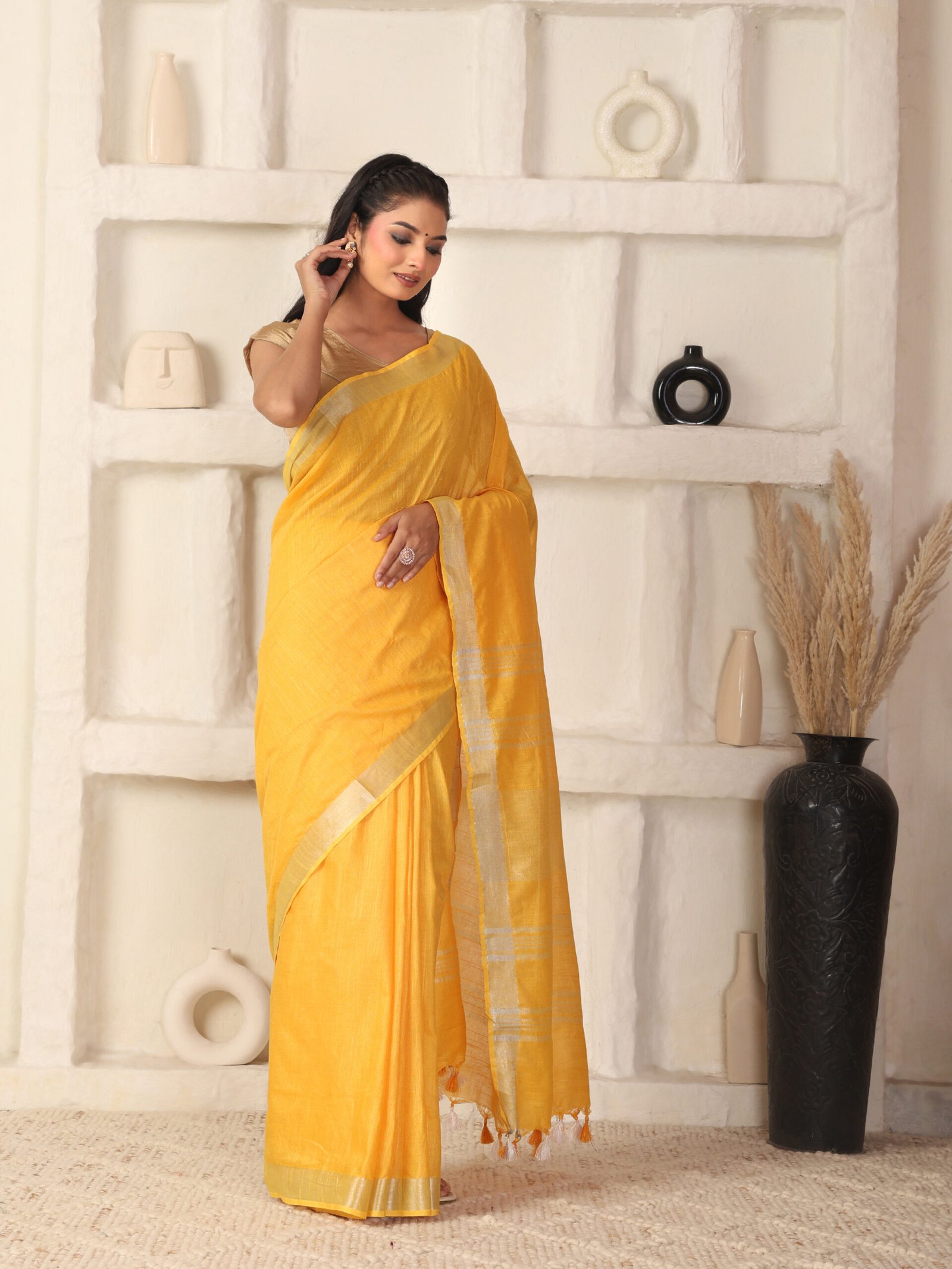 Solid Semi Silk Fabric - Image 10