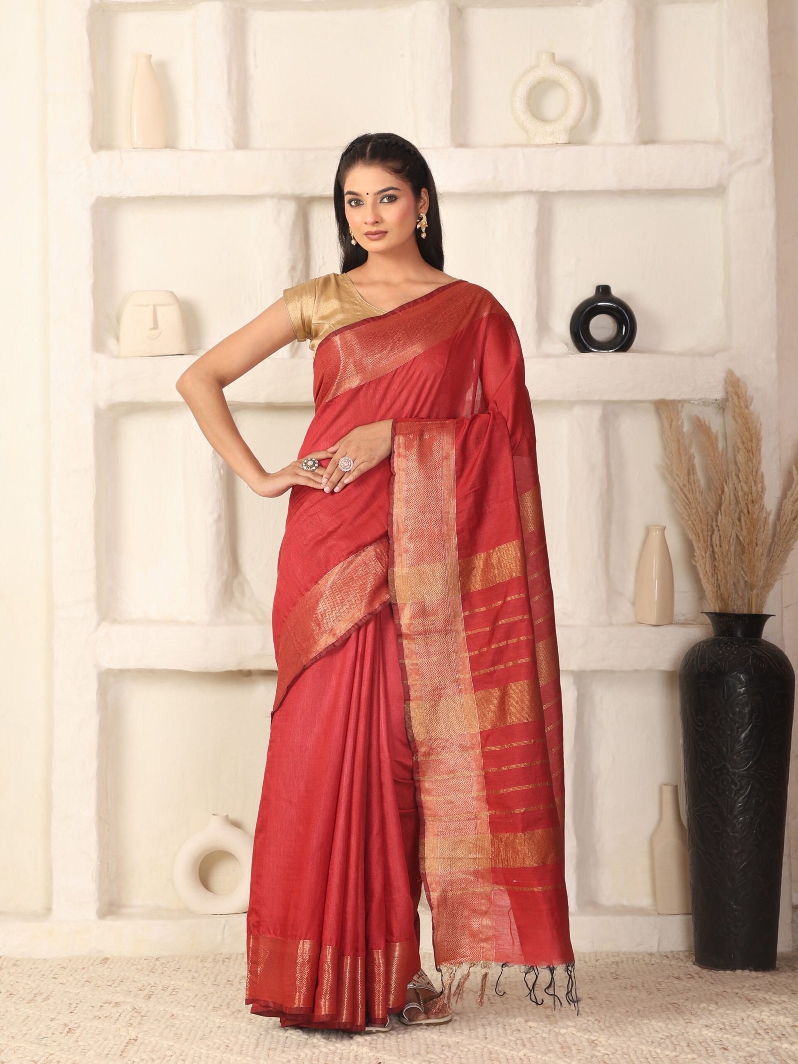 Solid Semi Silk Fabric