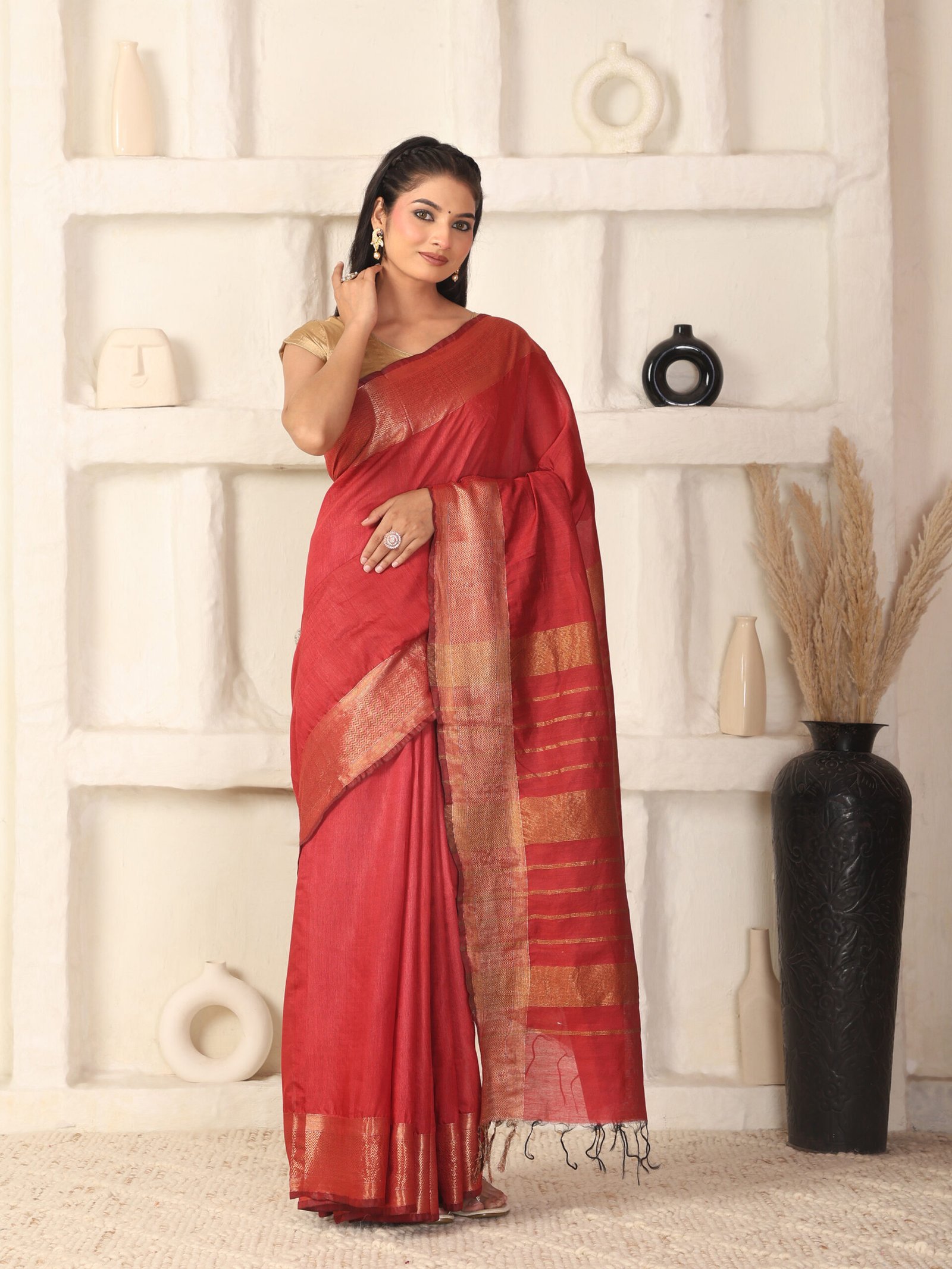 Solid Semi Silk Fabric - Image 9