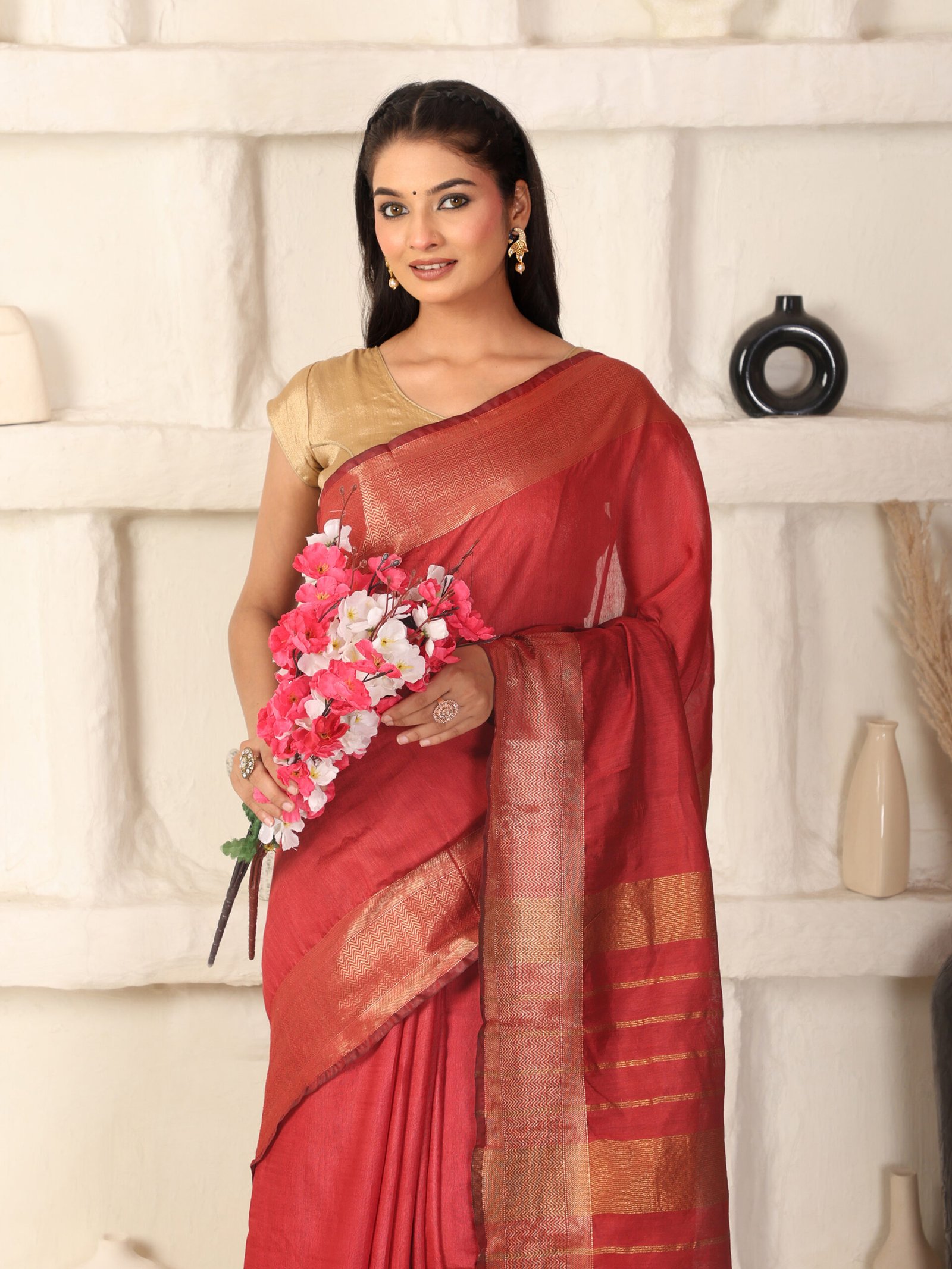 Solid Semi Silk Fabric - Image 8