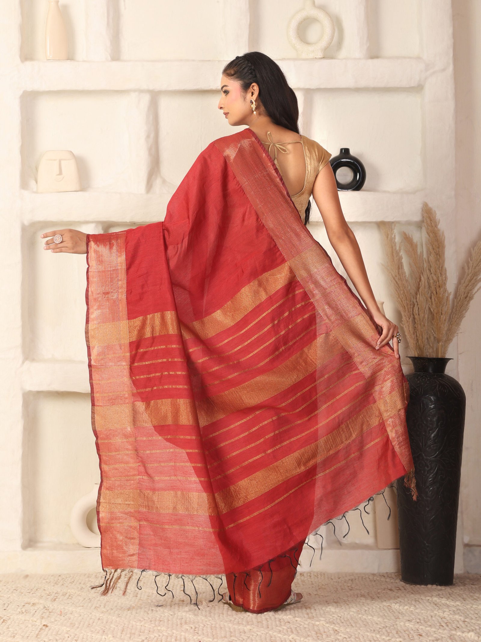 Solid Semi Silk Fabric - Image 6