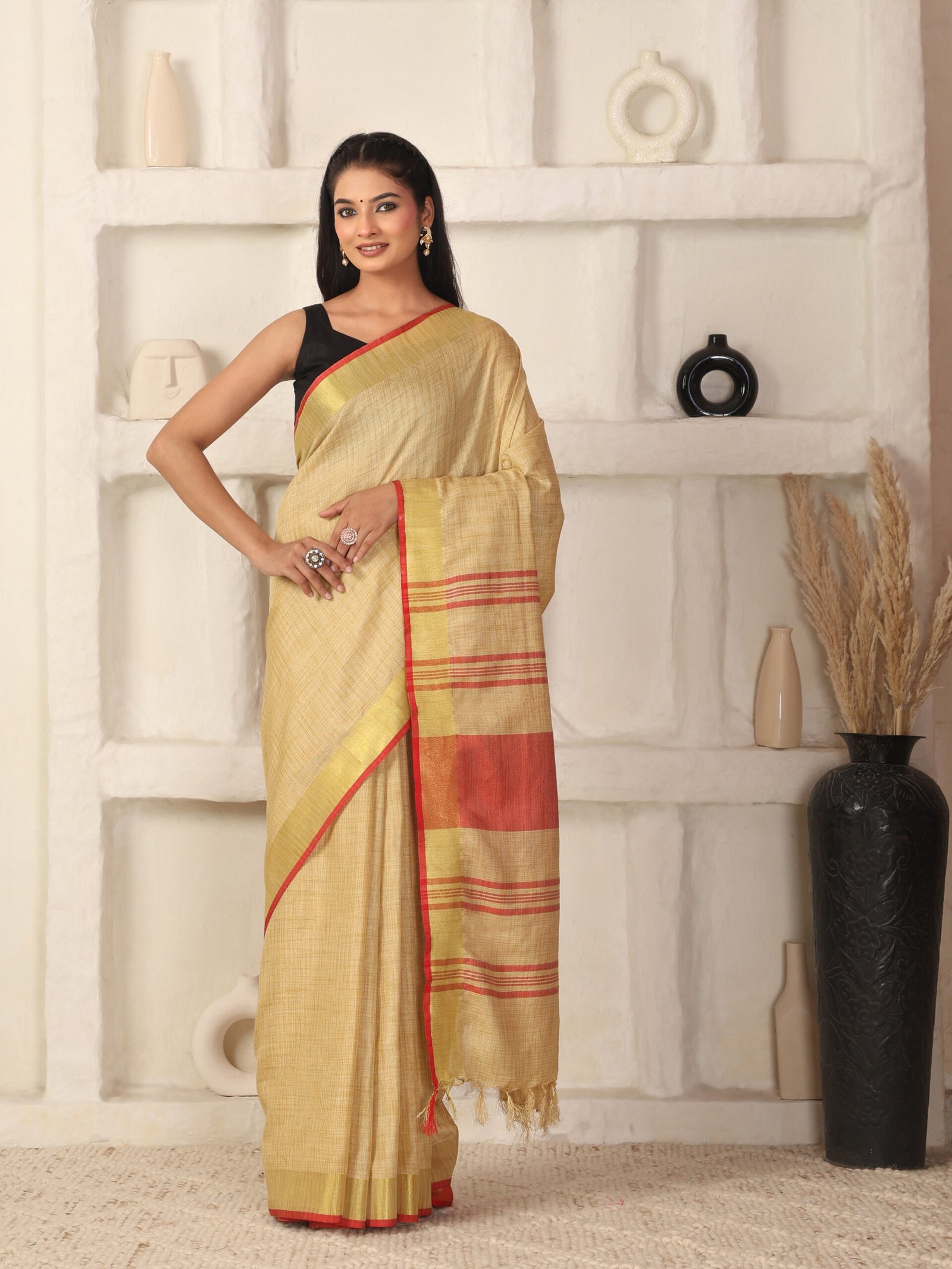 Solid Semi Silk Fabric - Image 4