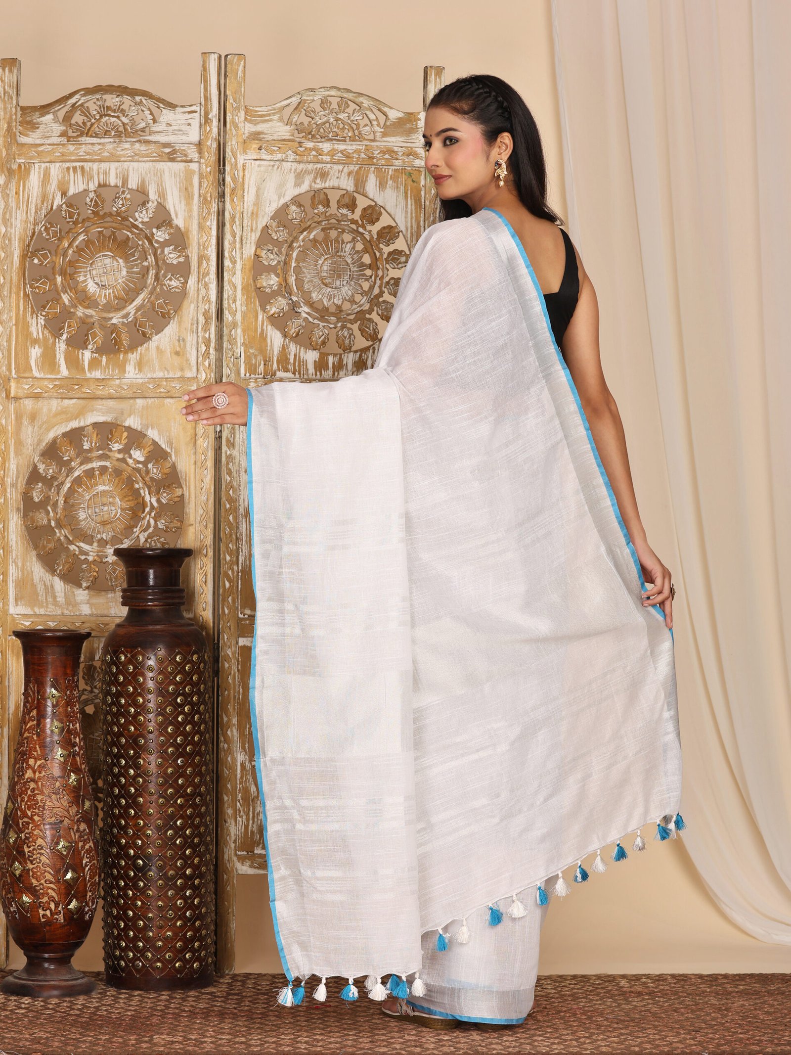 Solid Linen Cotton Fabric - Image 4